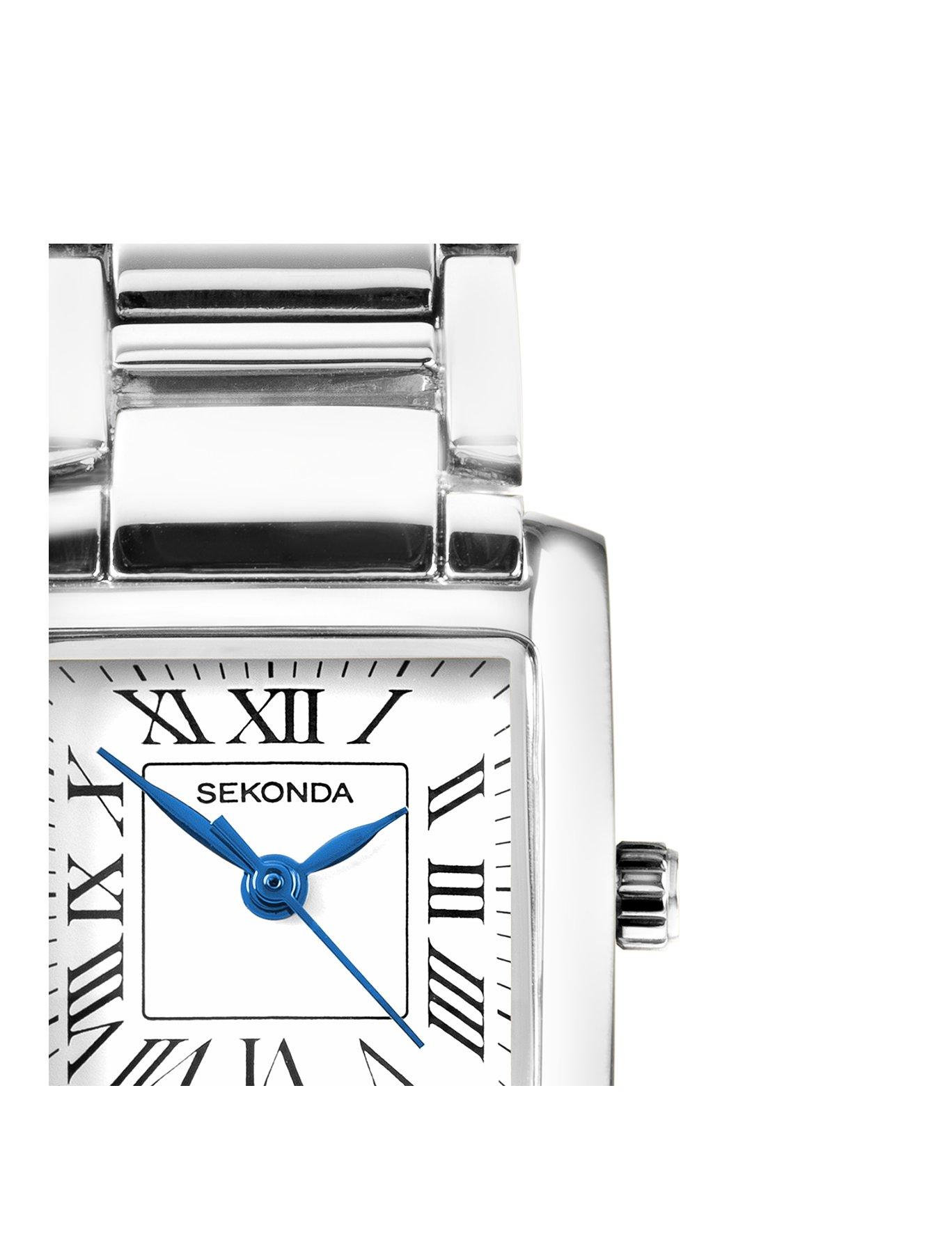  image of sekonda-womens-montreal-silver-alloy-bracelet-with-white-dial-analogue-watch