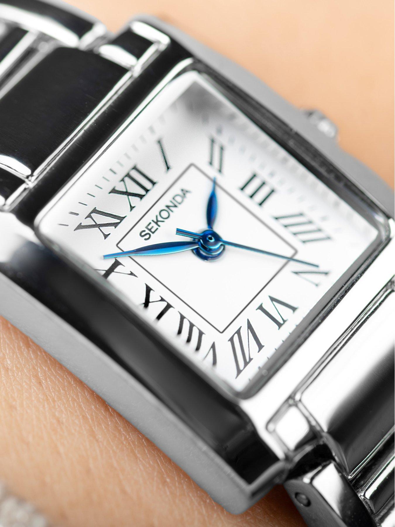  image of sekonda-womens-montreal-silver-alloy-bracelet-with-white-dial-analogue-watch