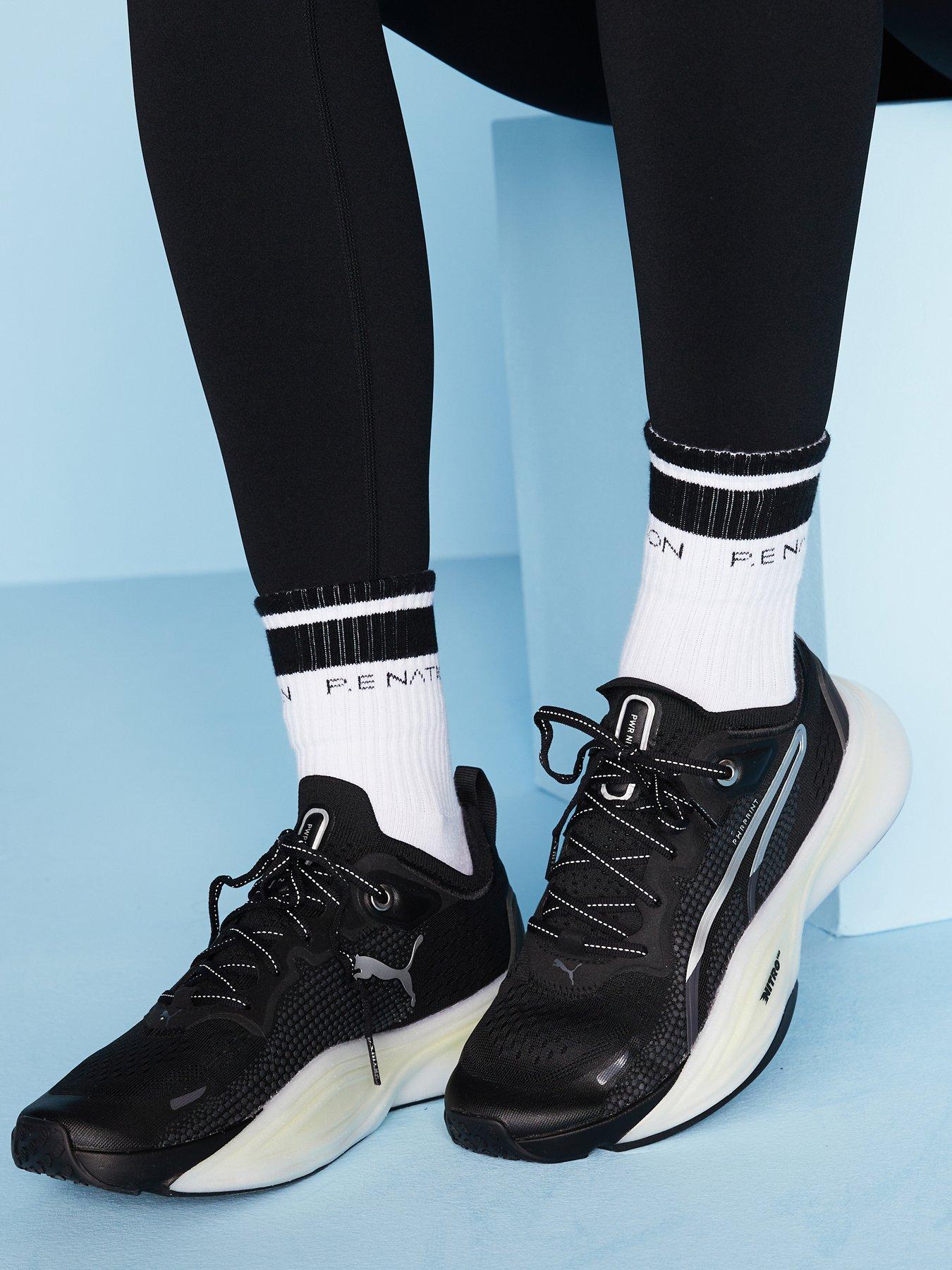 P.E Nation Womens Training Homage Sock - White