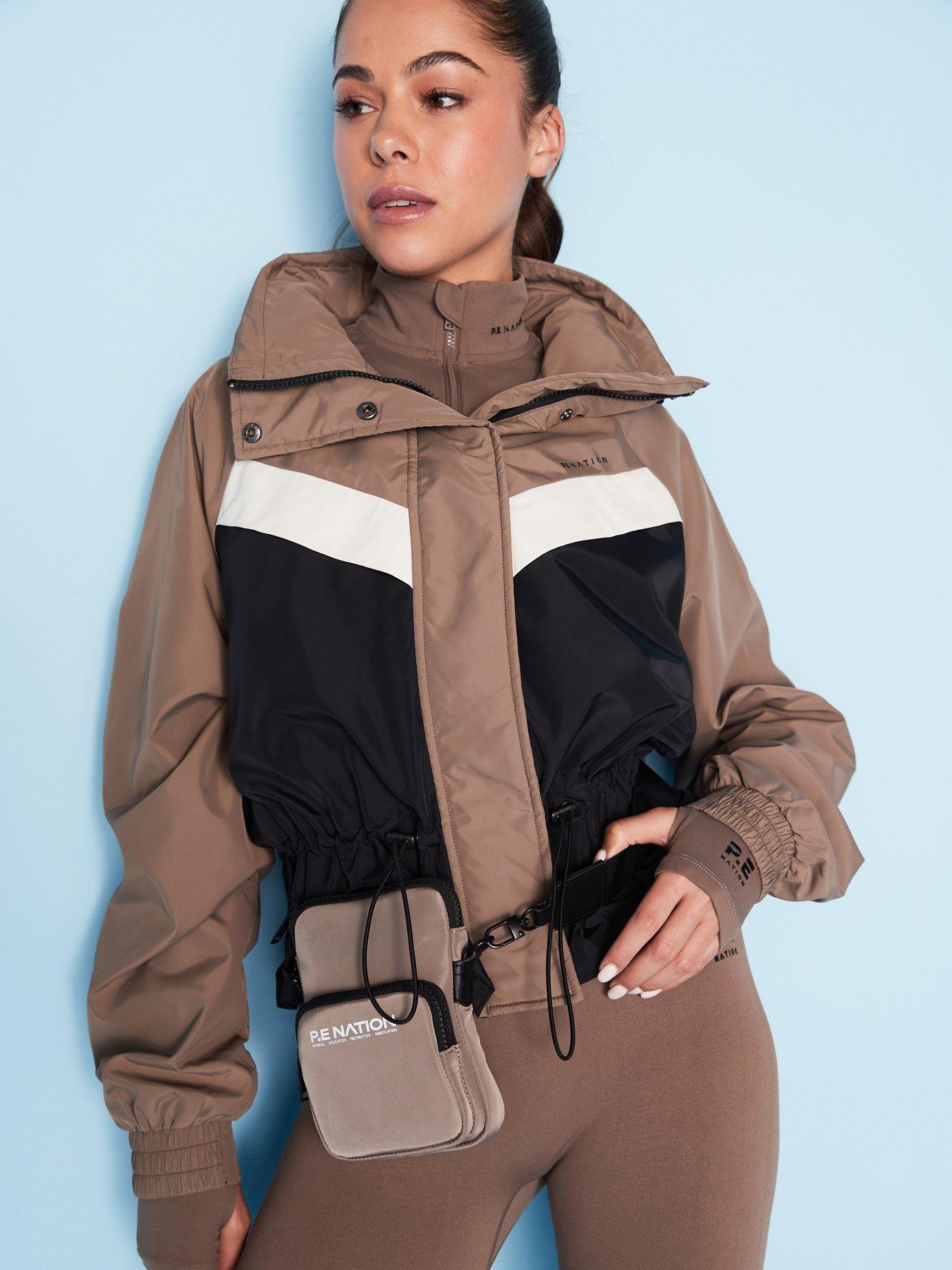Image 1 of 5 of P.E Nation Womens Training Homage Cross Body Bag - Brown
