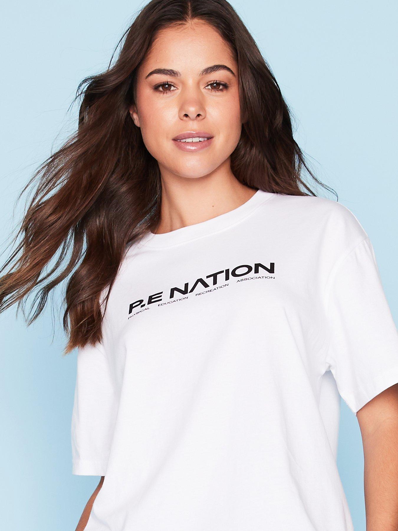  image of pe-nation-womens-training-aero-t-shirt-white