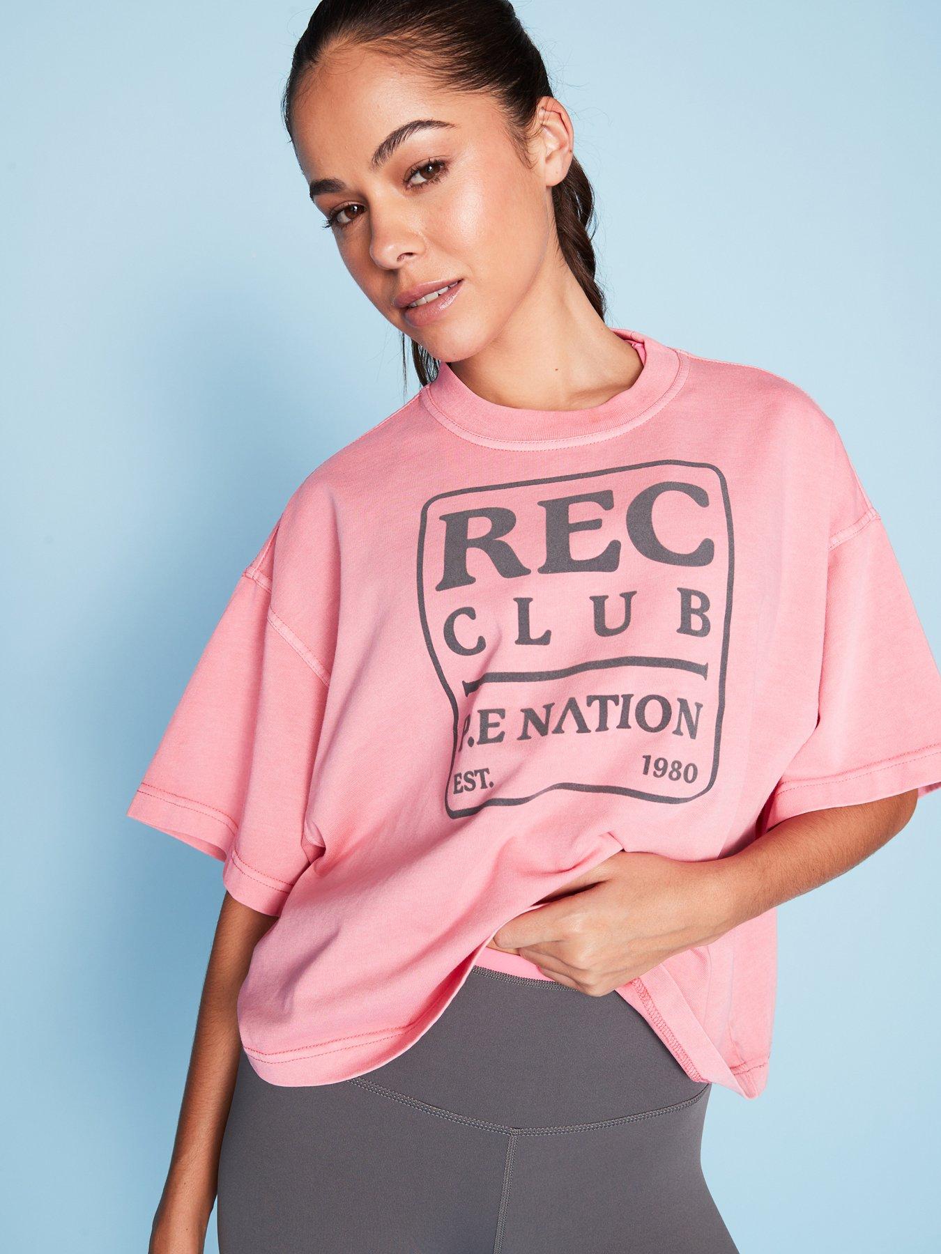  image of pe-nation-womens-training-rally-t-shirt-pink