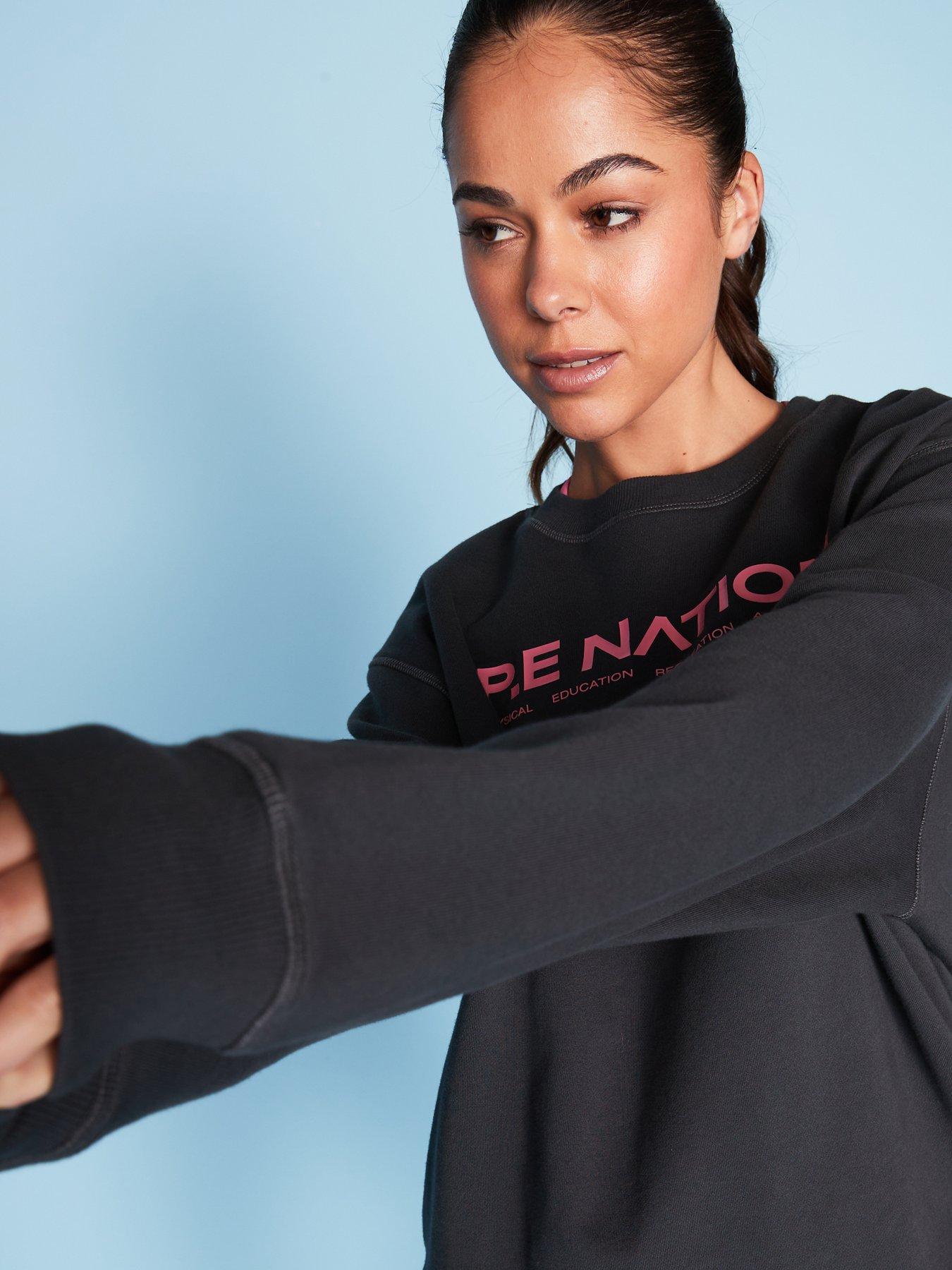  image of pe-nation-womens-training-qualify-sweat-grey
