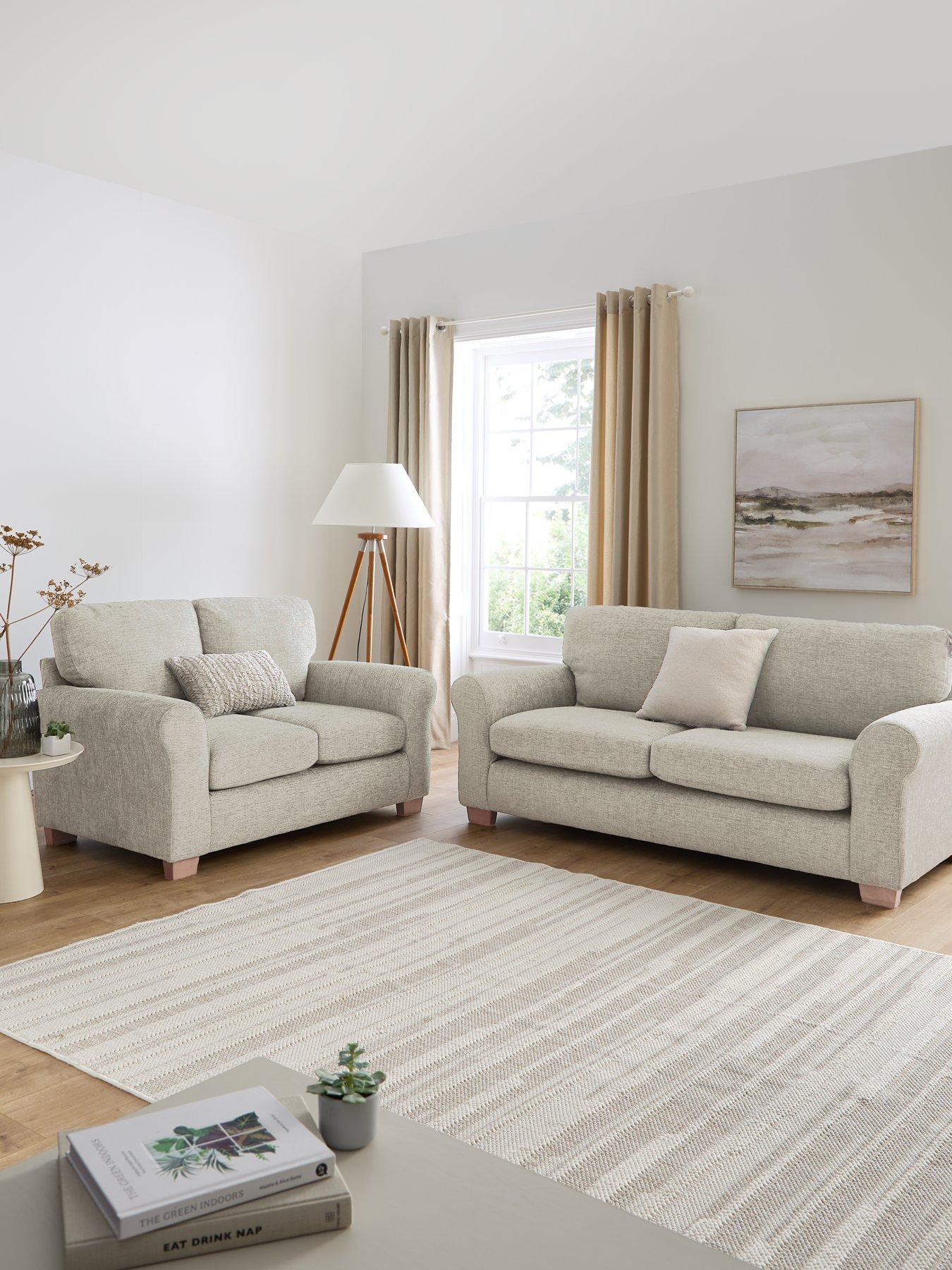 Very Home New Bailey Fabric 3 + 2 Seater Sofa Set (Buy  &  SAVE!) - FSC® Certified