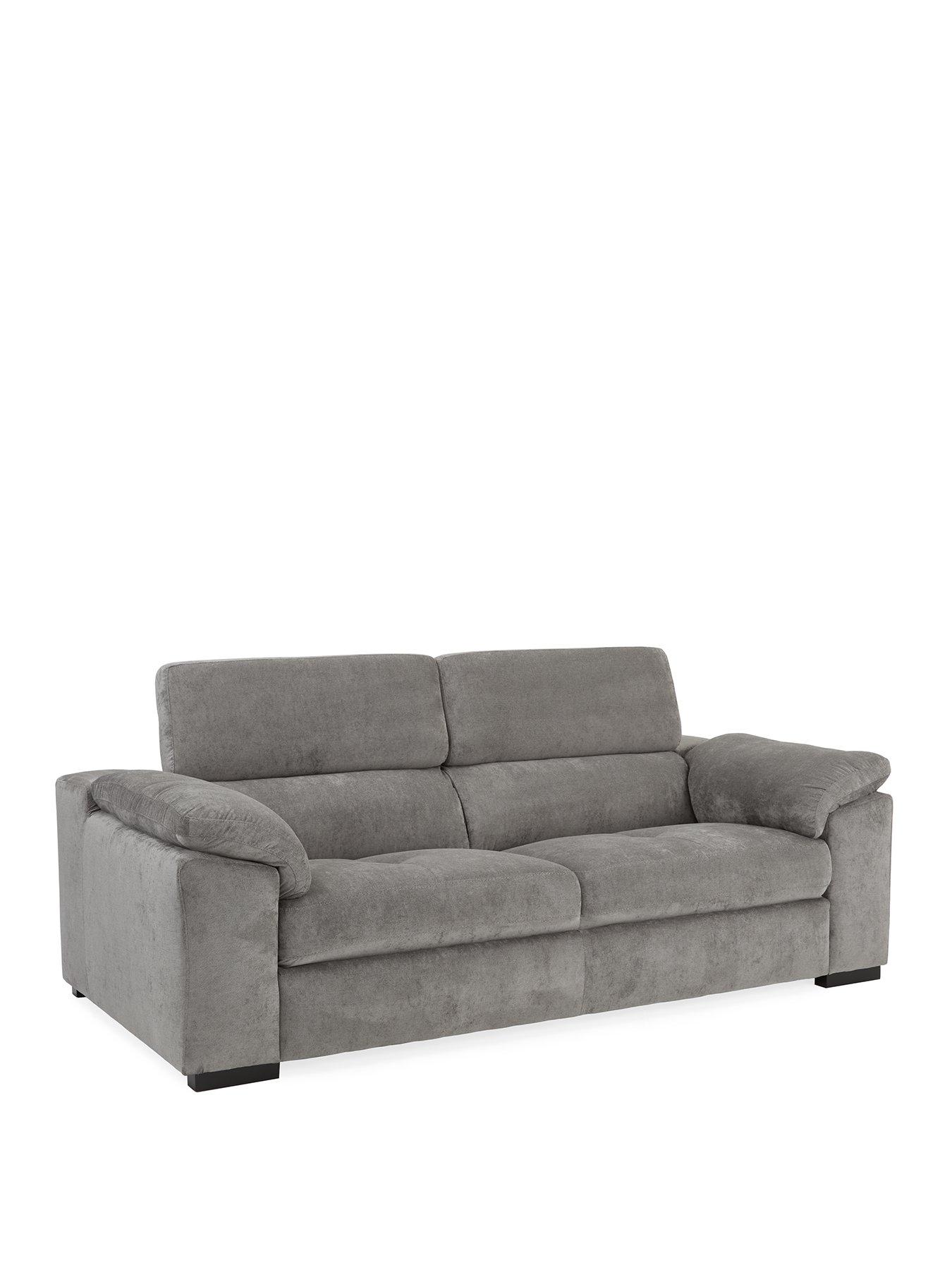  image of brady-3nbsp-2-seater-fabricnbspsofa-set-buy-amp-save-greywalnutnbsp--fsc-certified