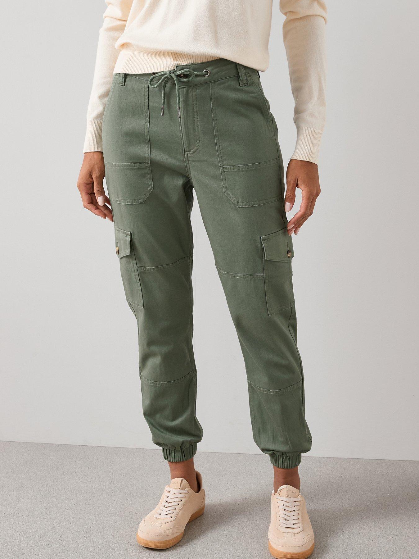 The Very Collection Cargo Trouser - Khaki