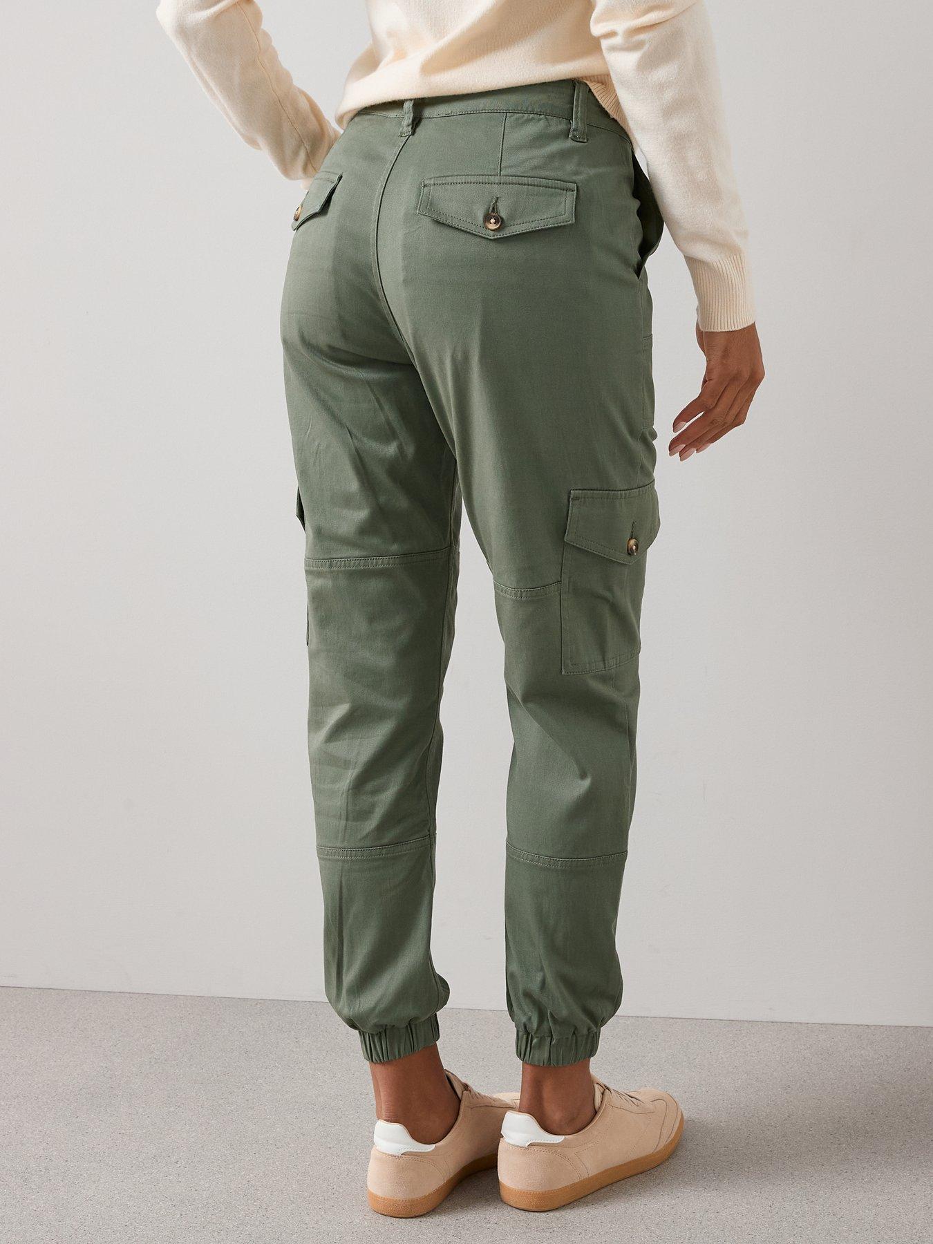 Image 2 of 7 of The Very Collection Cargo Trouser - Khaki