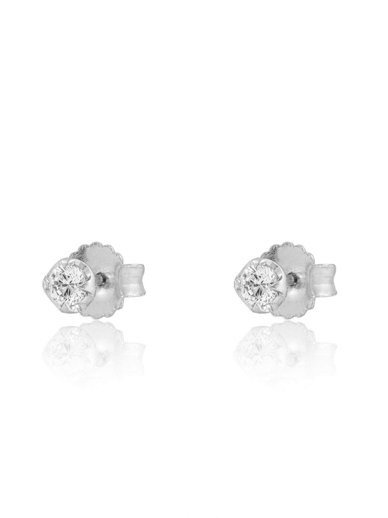 Image 6 of 6 of Love DIAMOND Lab Grown Diamond Stud Earring