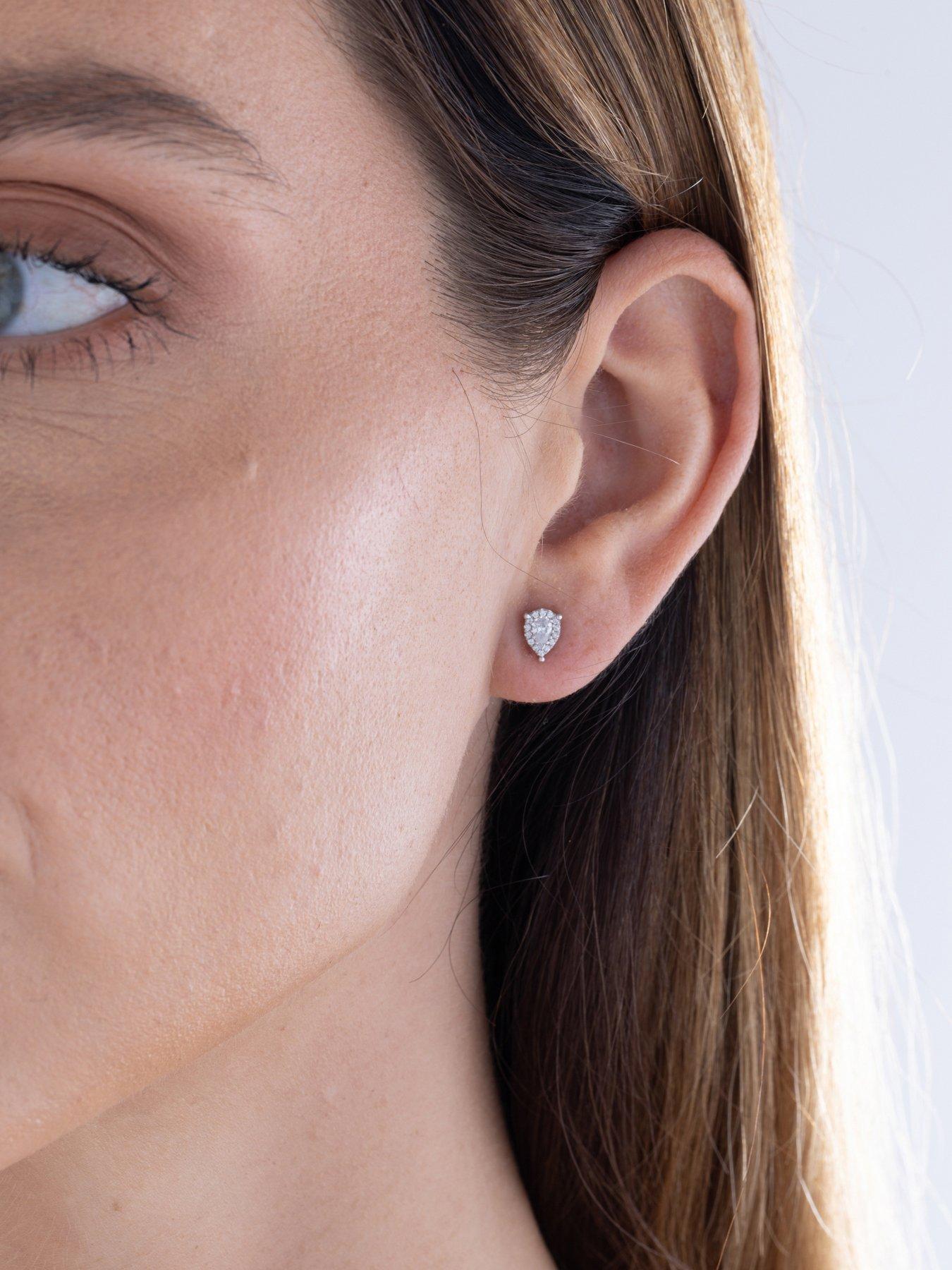  image of love-diamond-9k-020ct-lab-grown-diamond-pear-shaped-studs