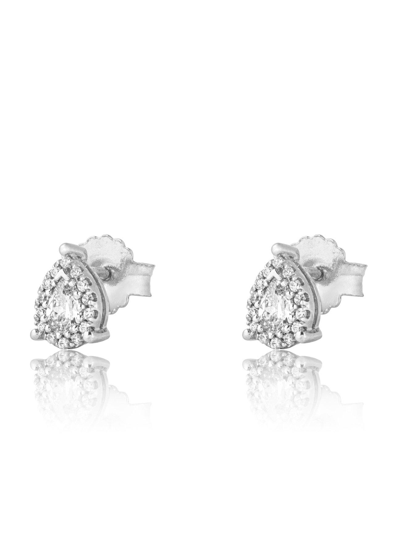  image of love-diamond-9k-020ct-lab-grown-diamond-pear-shaped-studs