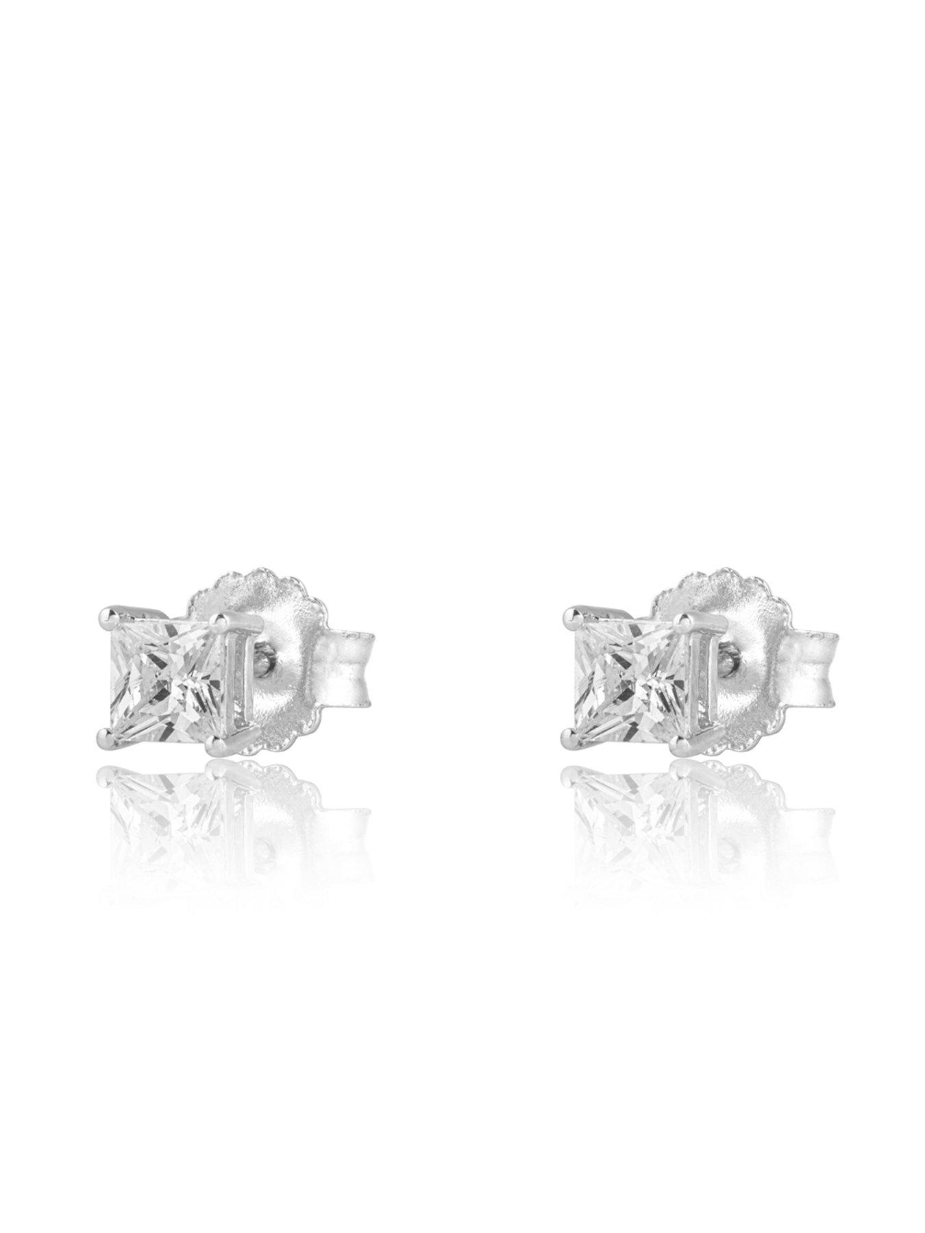  image of love-diamond-9k-050ct-lab-grown-diamond-princess-nbspcut-studs