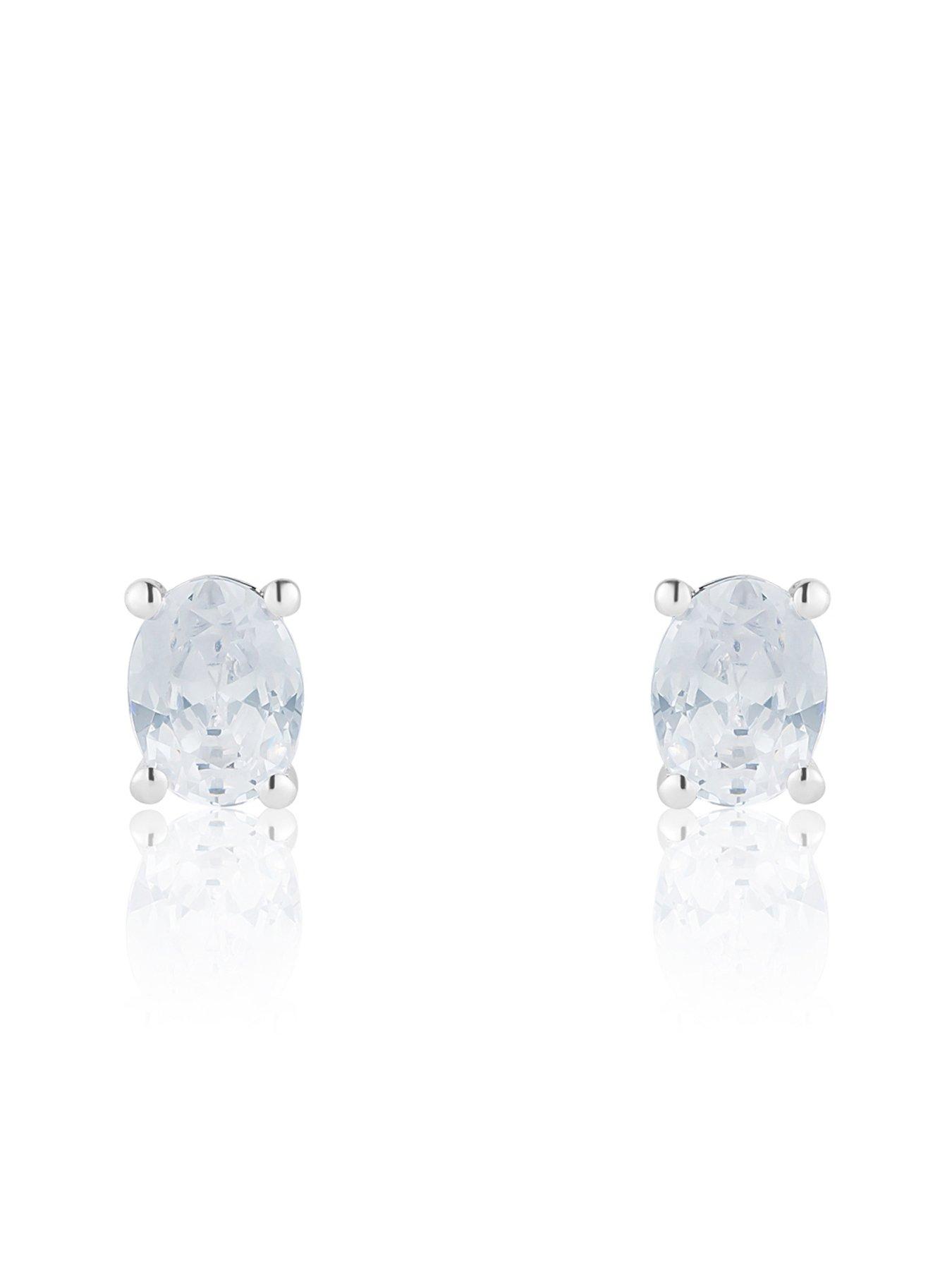  image of love-diamond-9k-050ct-lab-grown-diamond-oval-cut-studs