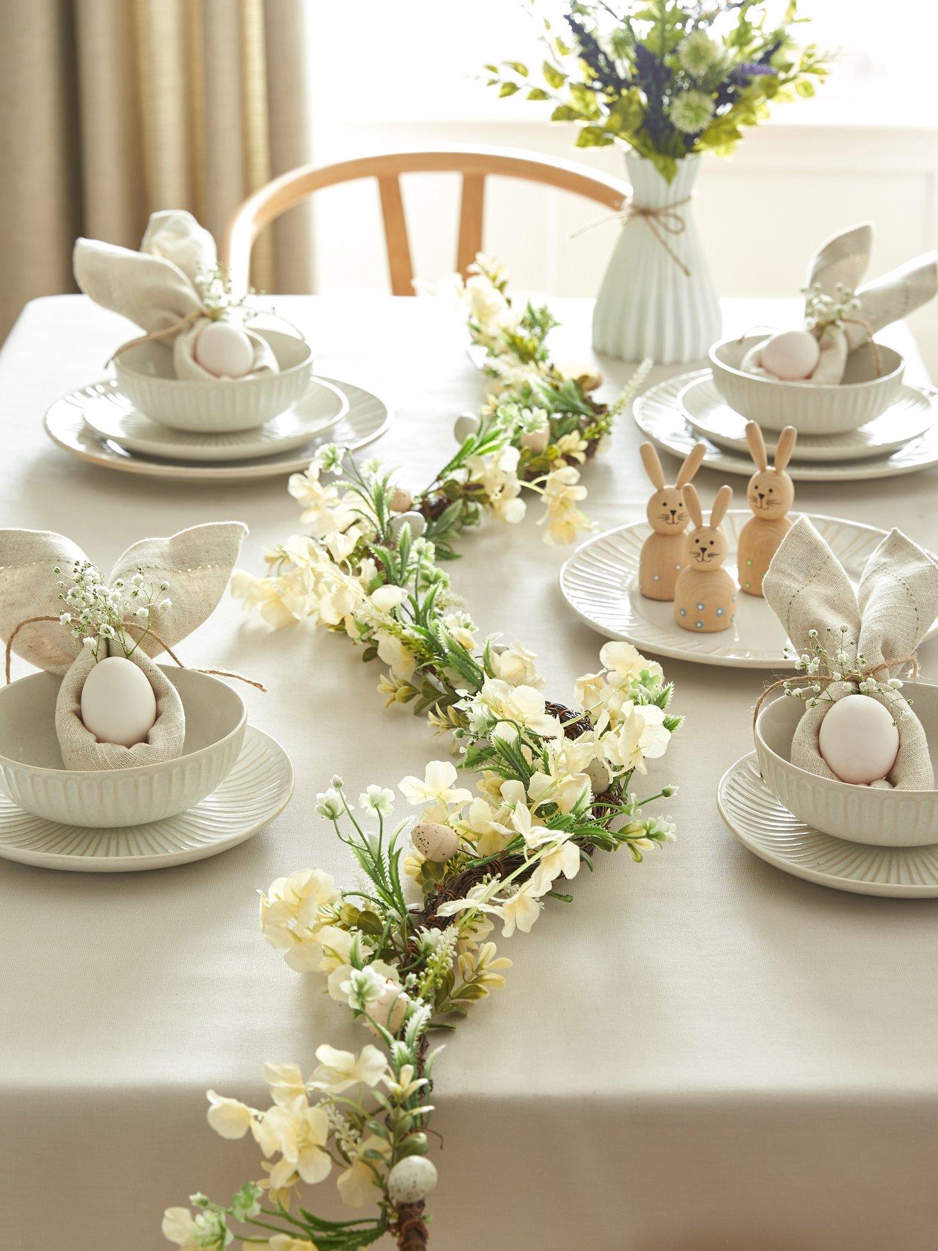 Image 1 of 4 of The Very Collection Easter Egg Garland&nbsp;- Natural (4.9 Foot)