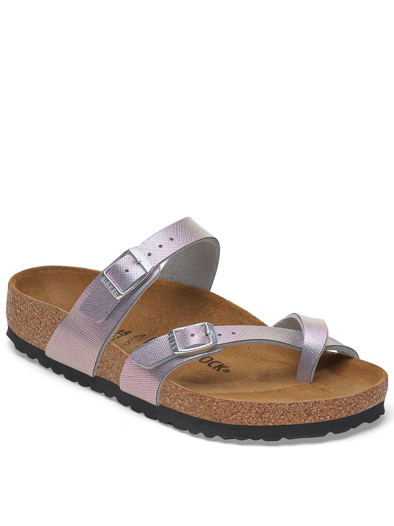  image of birkenstock-mayari-saffiano-iridescent-sandal-lilac