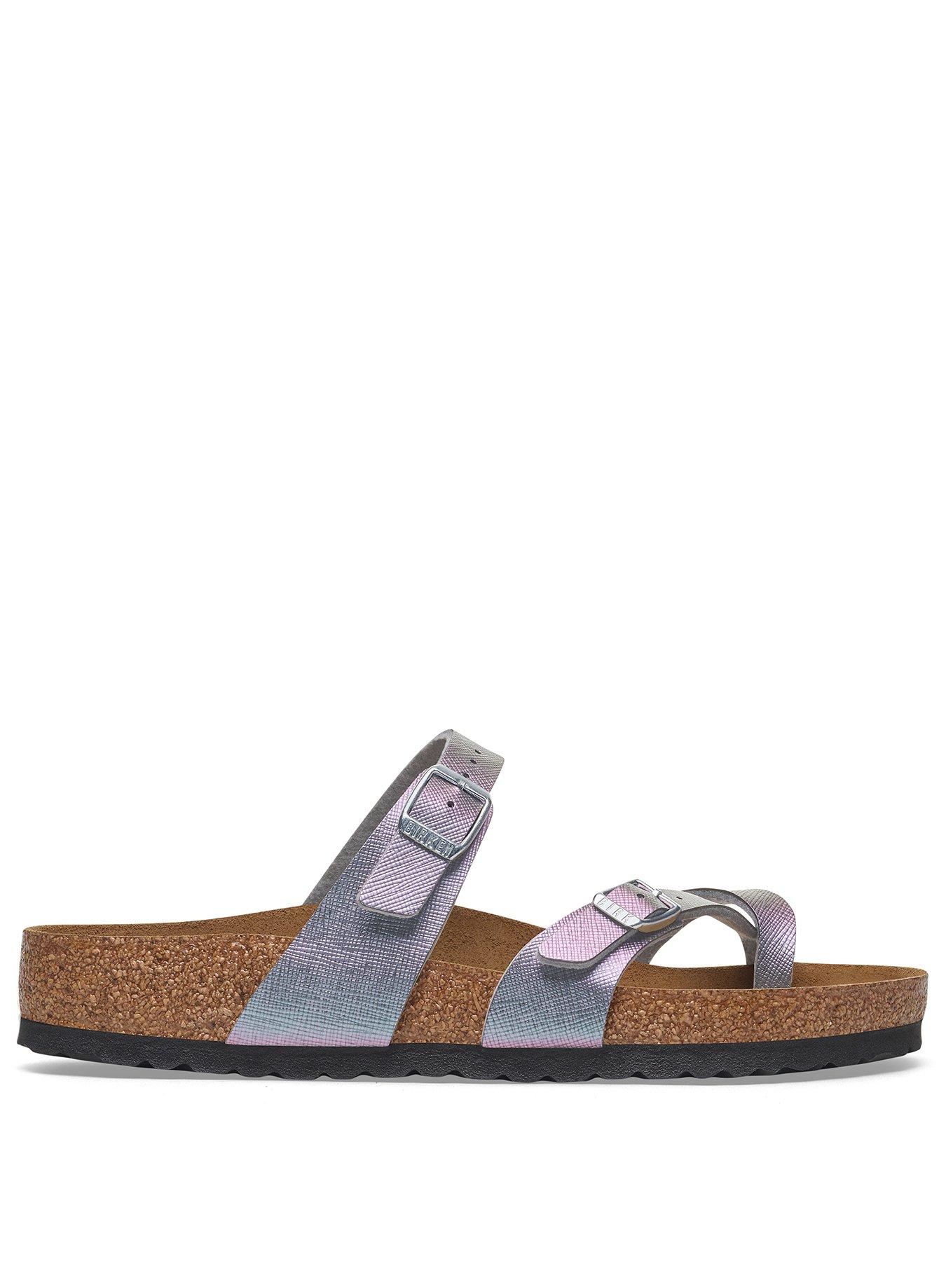  image of birkenstock-mayari-saffiano-iridescent-sandal-lilac