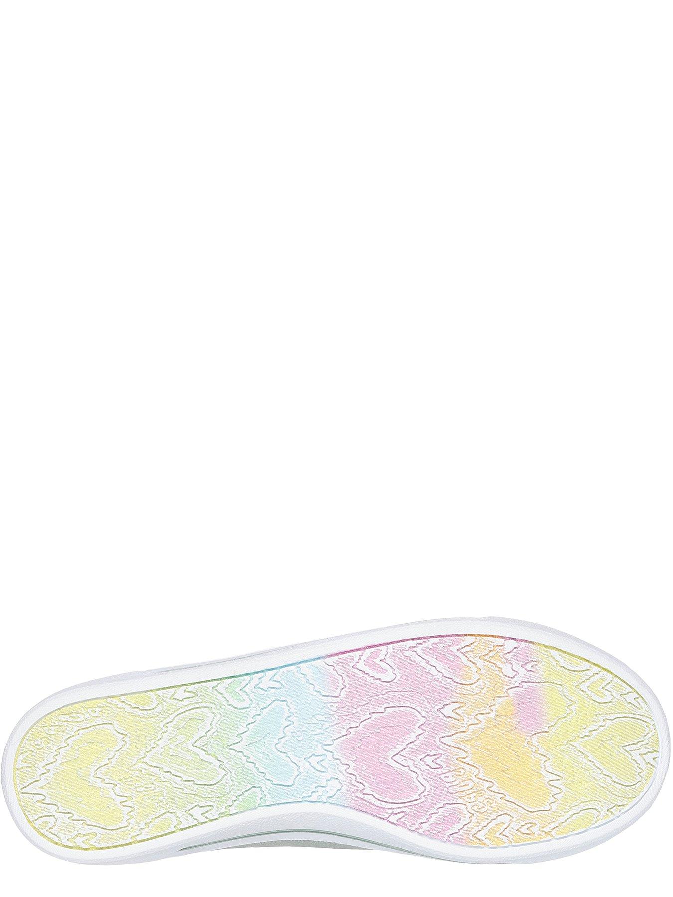 Image 4 of 5 of Skechers B Cute 2.0 Frayed Canvas Slip-On Trainer - Mint Green