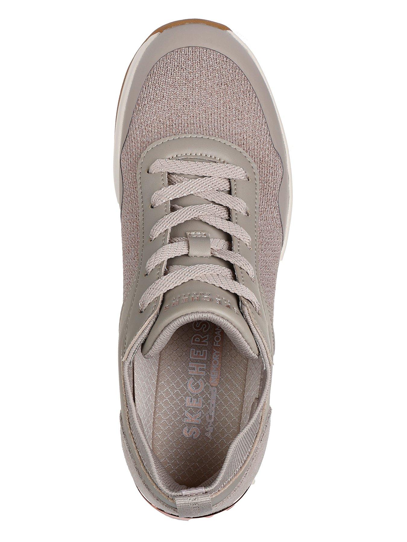  image of skechers-billion-2-mylar-duraleather-wedge-trainer-beige