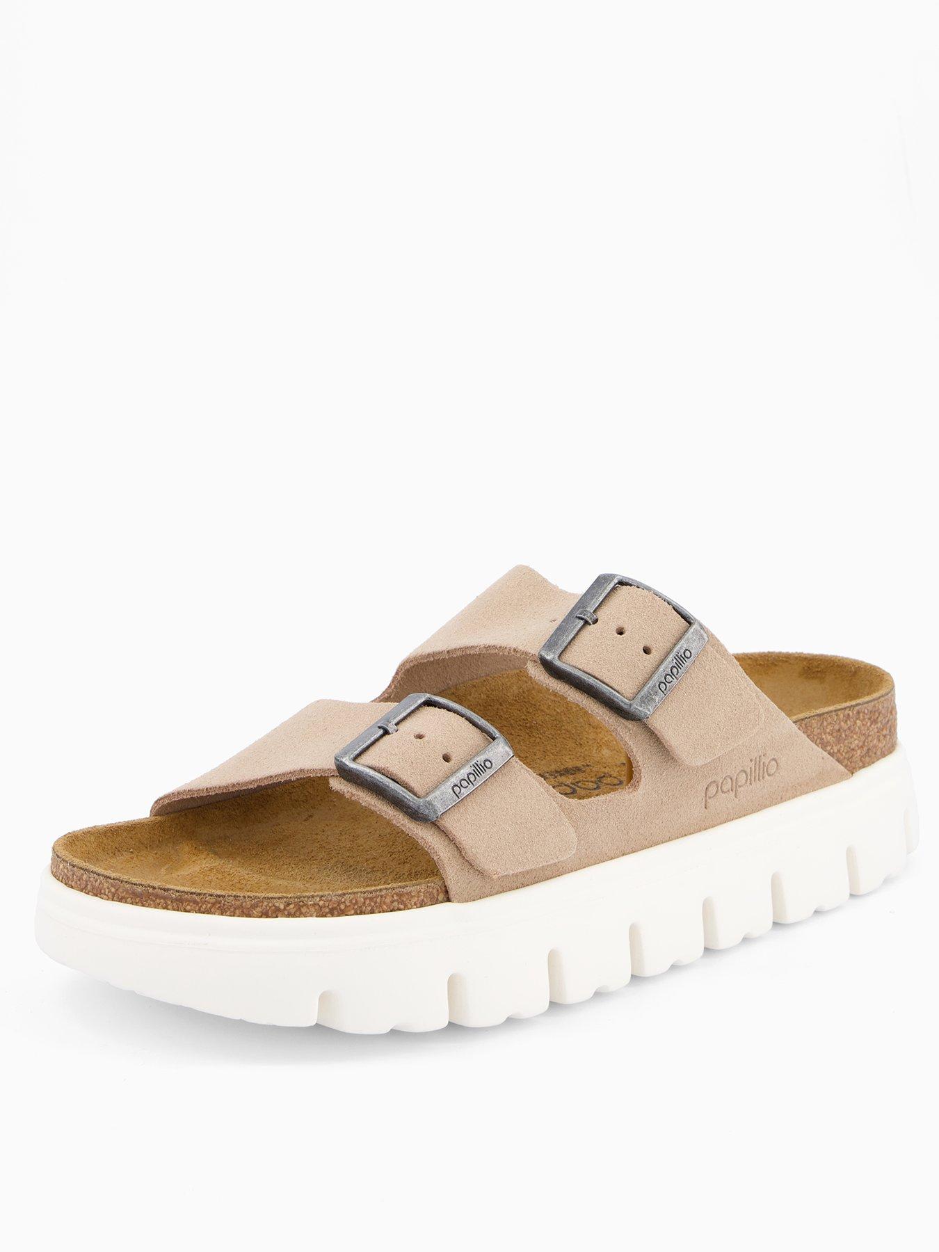  image of birkenstock-arizona-chunky-suede-sandal-sand