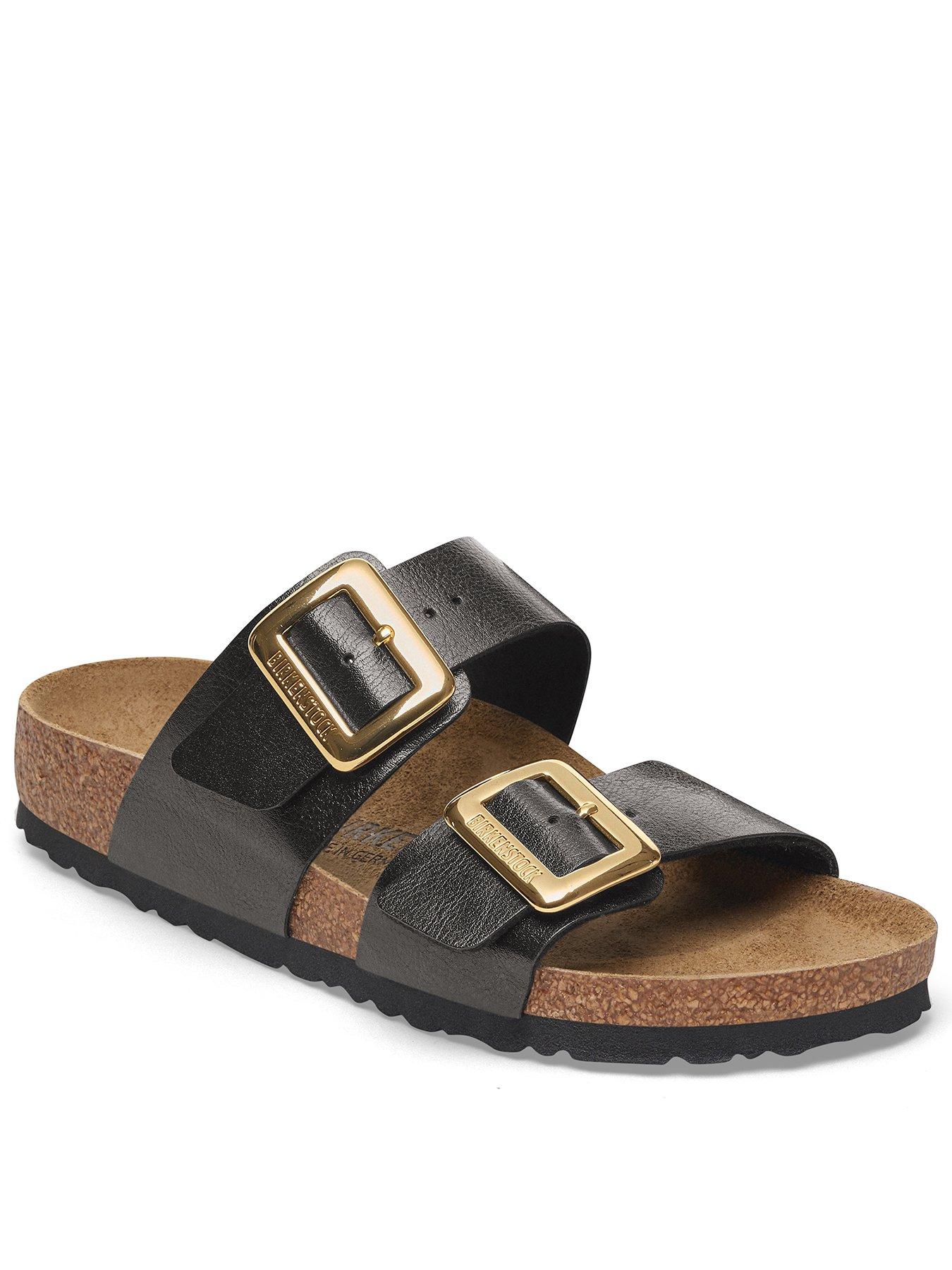 undefined Sydney Big Buckle Sandal - Black