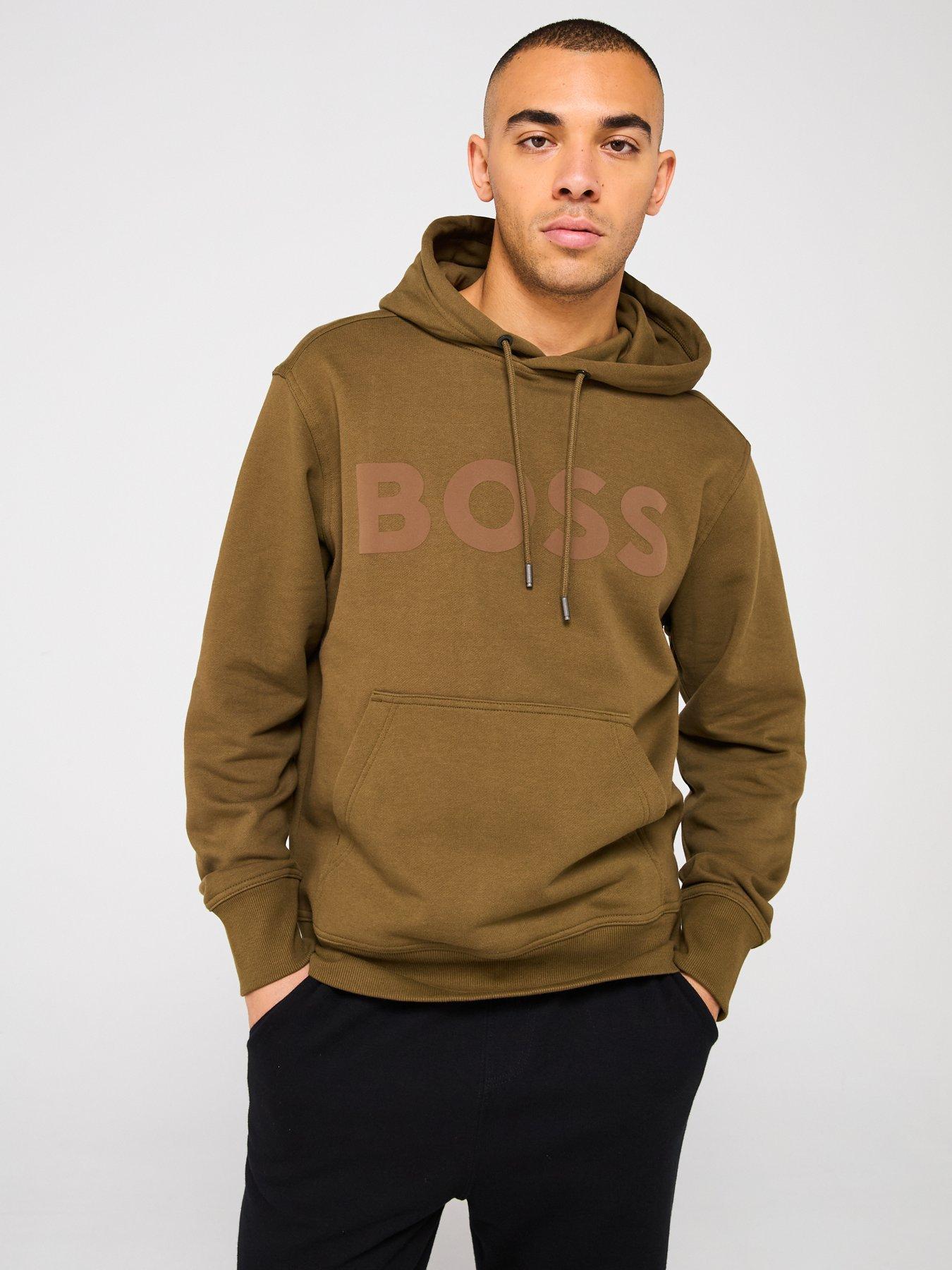 boss-webasic-logo-overhead-hoodie-khaki