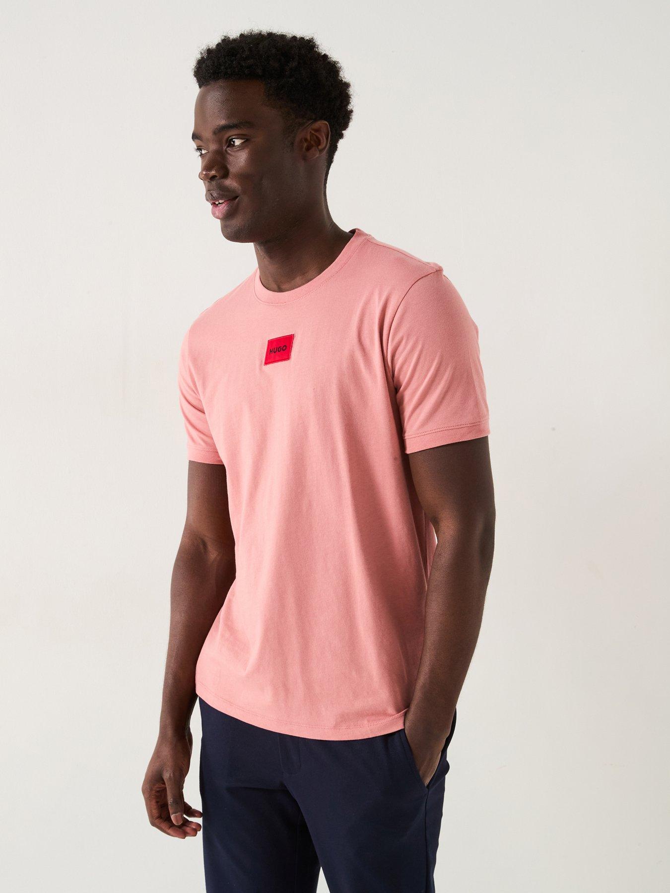 hugo-diragolino212-patch-logo-t-shirt-pink