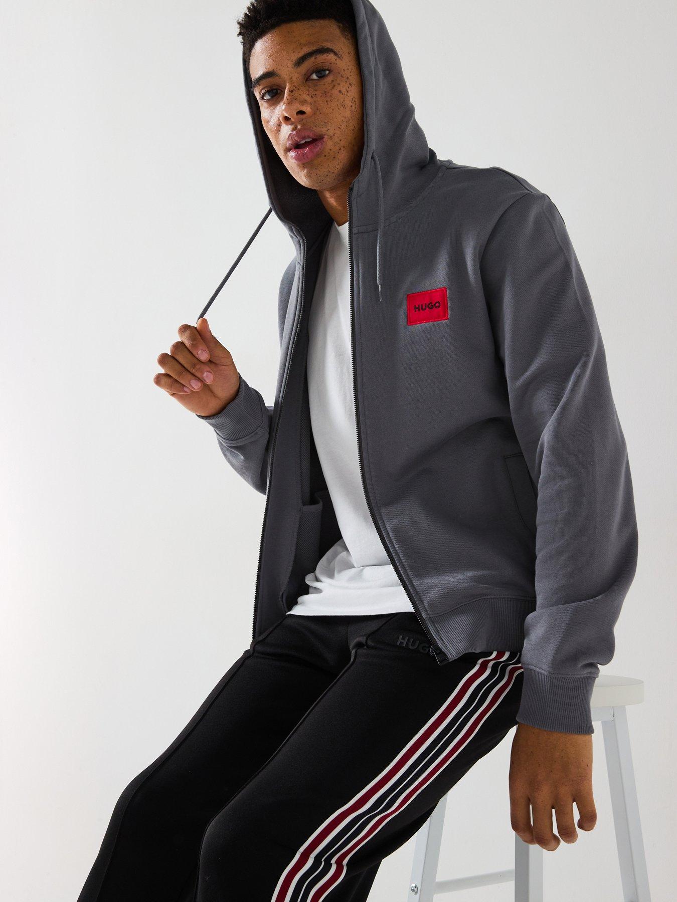 hugo-dapple-red-patch-full-zip-hoodie-grey