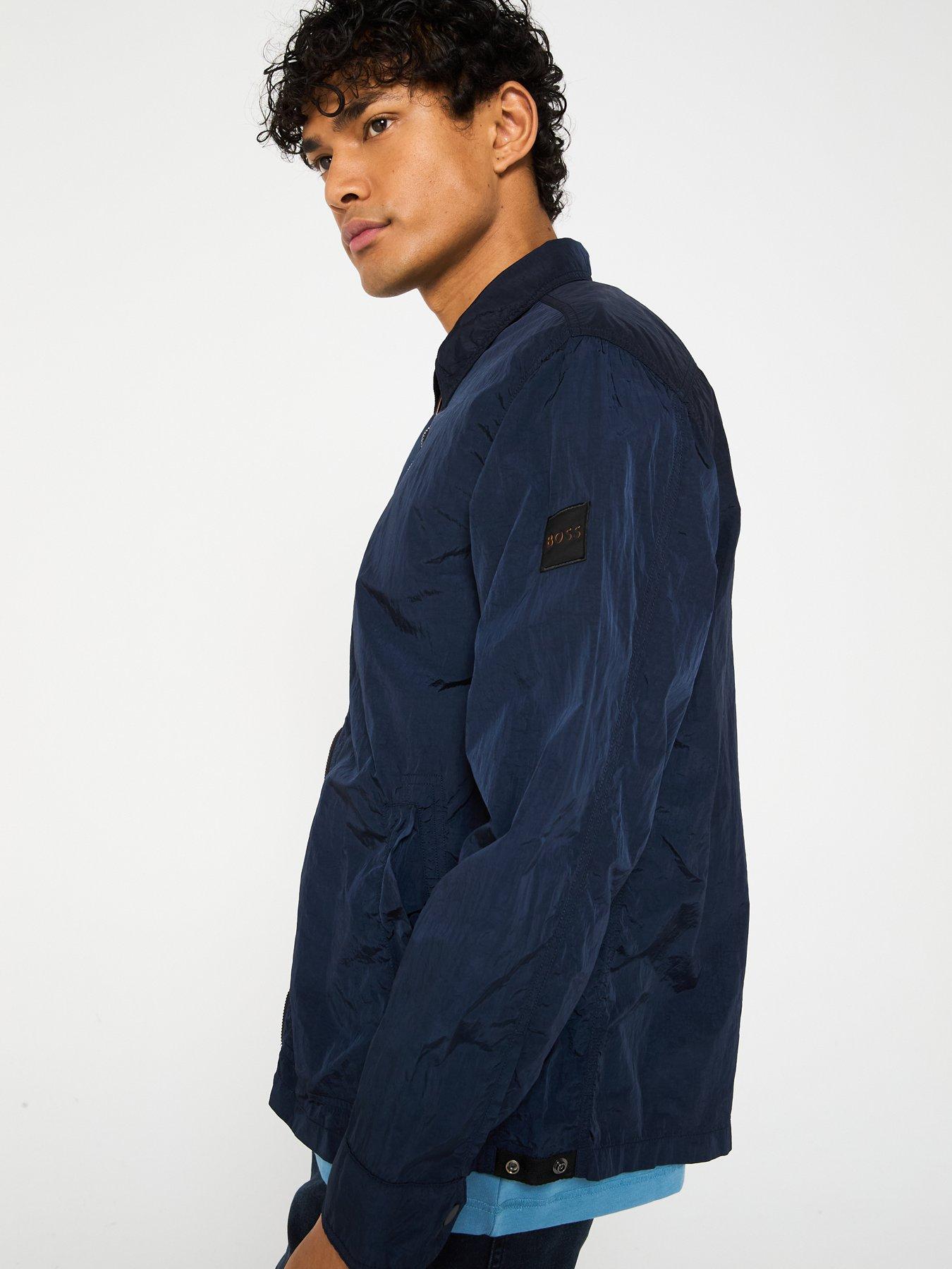  image of boss-leejay-1-m-oversize-fit-zip-overshirt-dark-blue