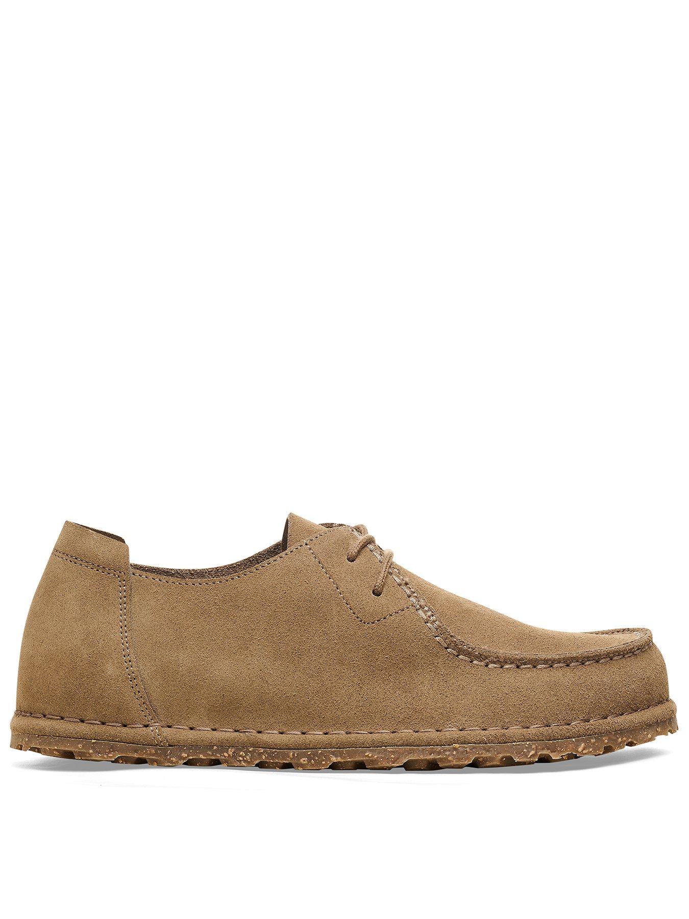 Image 2 of 4 of Birkenstock Womens Utti Suede Lace Up Shoe - Gray Taupe