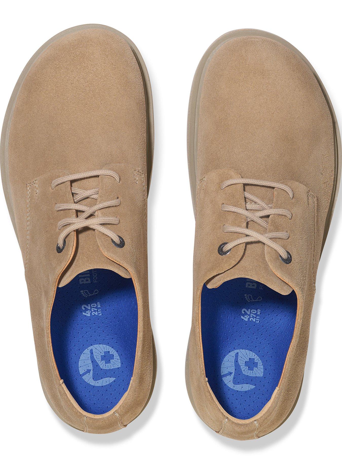  image of birkenstock-highwood-lace-up-shoes-brown-natural