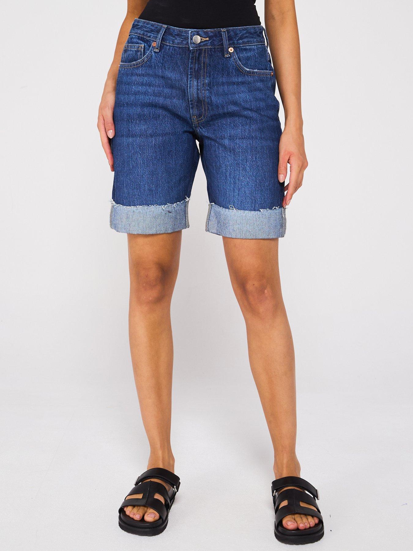 v-by-very-boyfriend-denim-shorts-dark-wash