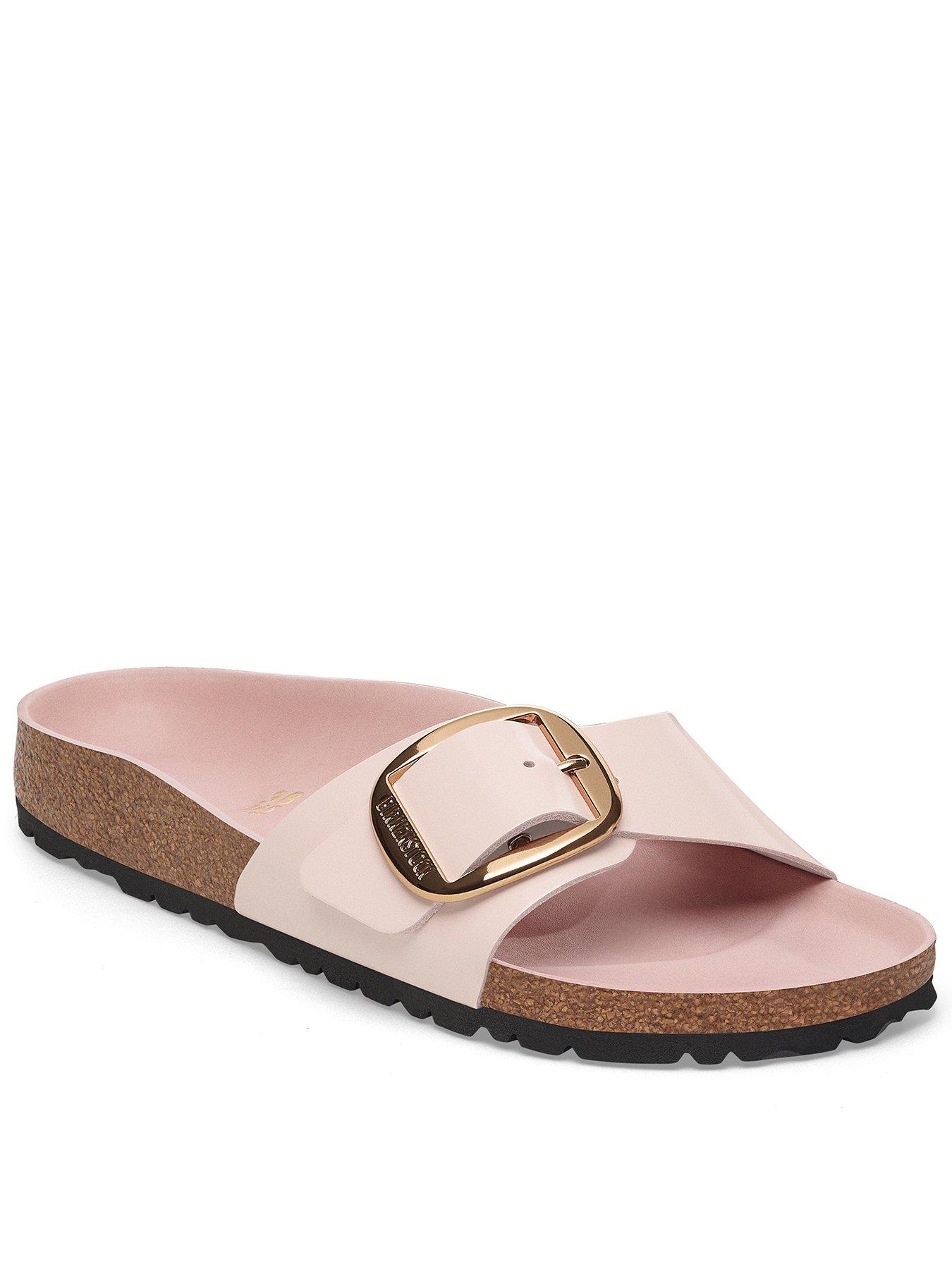 undefined Madrid Big Buckle Sandal - Pink