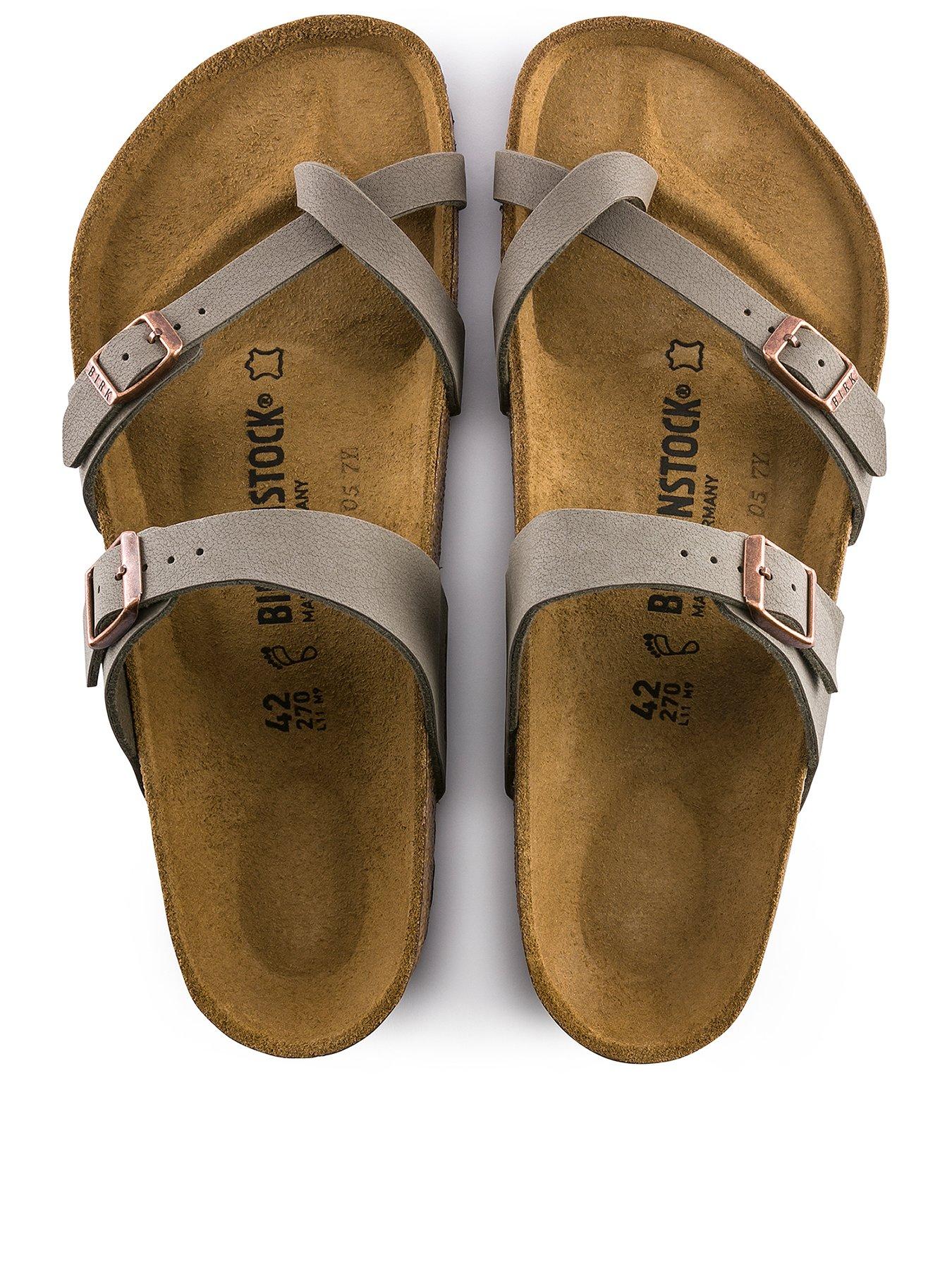  image of birkenstock-mayari-bfbc-stone-grey