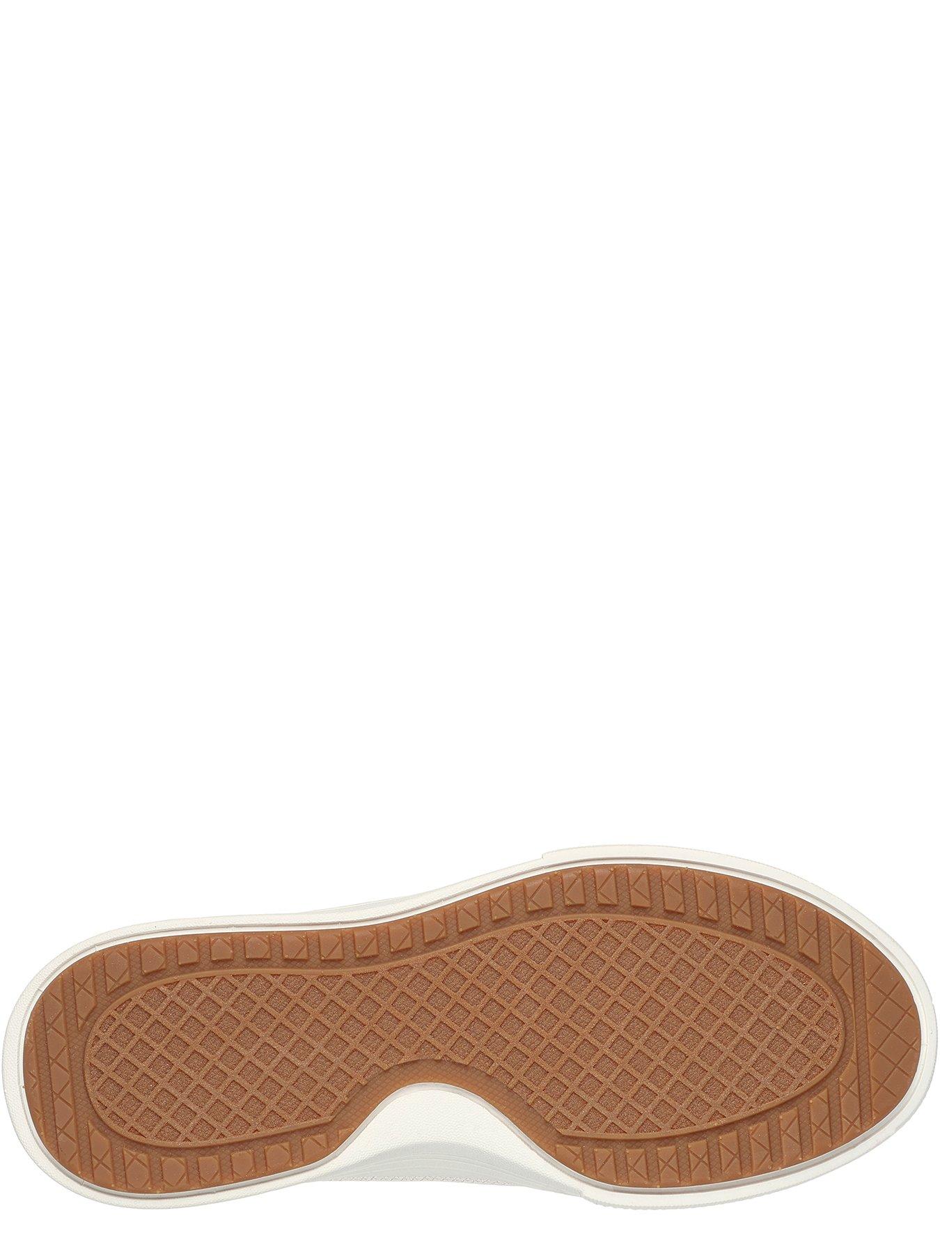 Image 4 of 5 of Skechers Arch Fit Arcade Duraleather Slip On Trainer - White