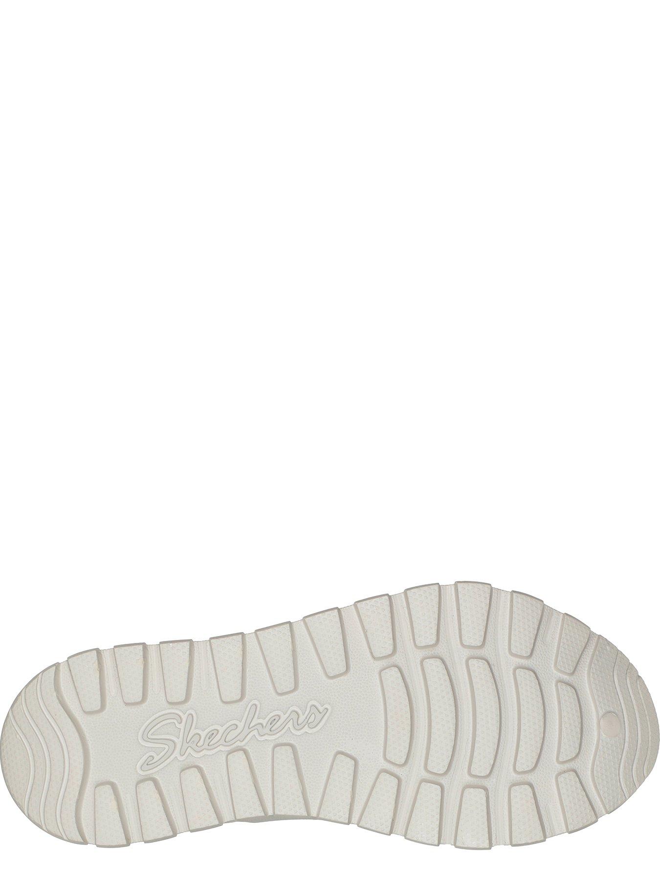  image of skechers-arch-fit-footsteps-molded-double-band-sling-back-sandal-natural