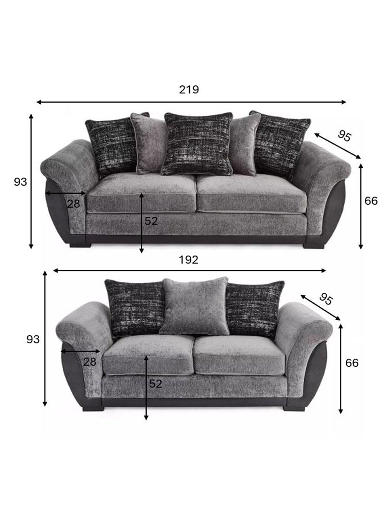 Image 5 of 7 of Very Home Lana 3 Seater + 2 Seater Sofa Set (Buy + SAVE!)&nbsp;- FSC&reg; Certified