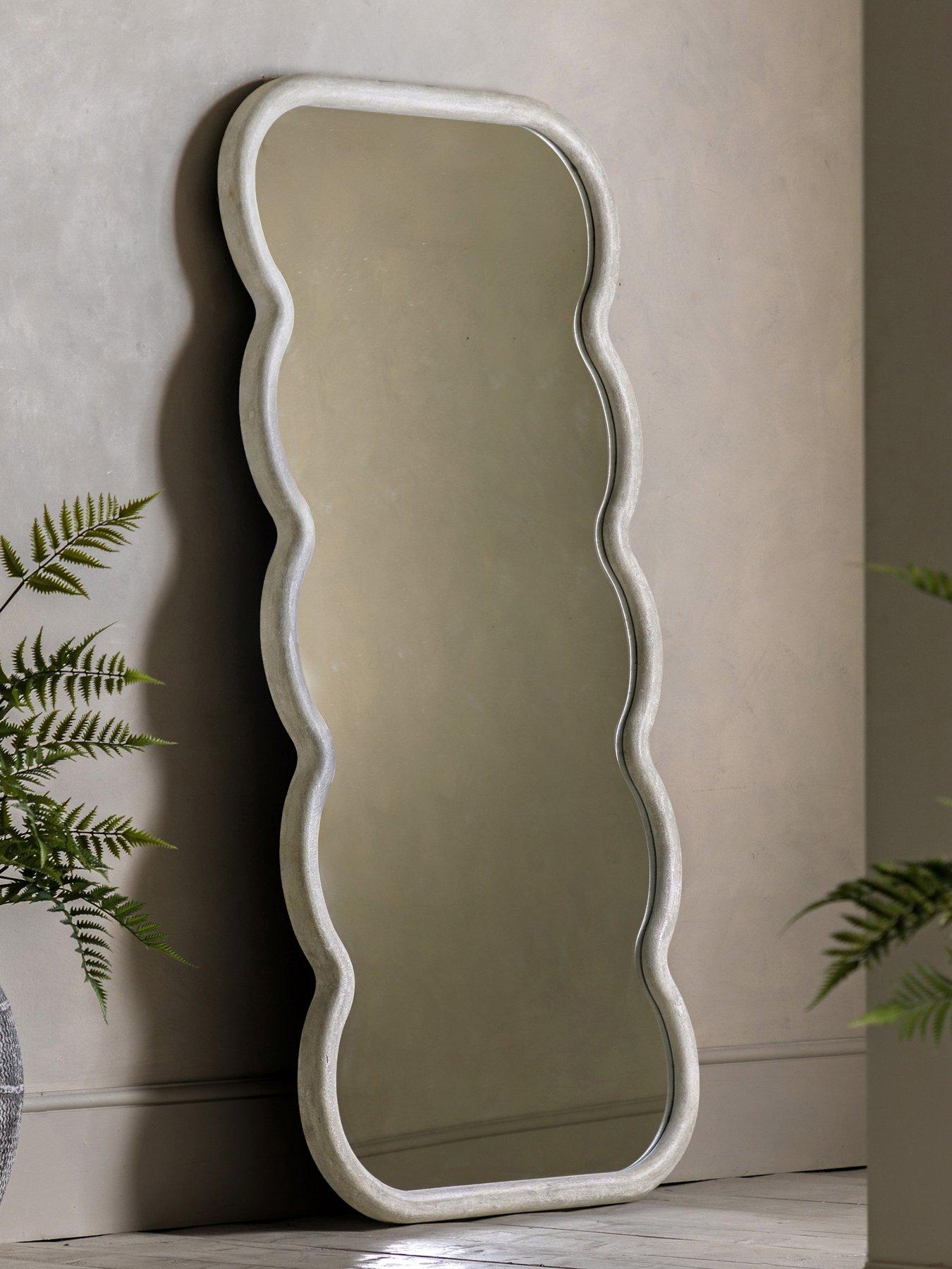 Gallery Direct Como Curved Leaner Mirror – 90 x 180 cm