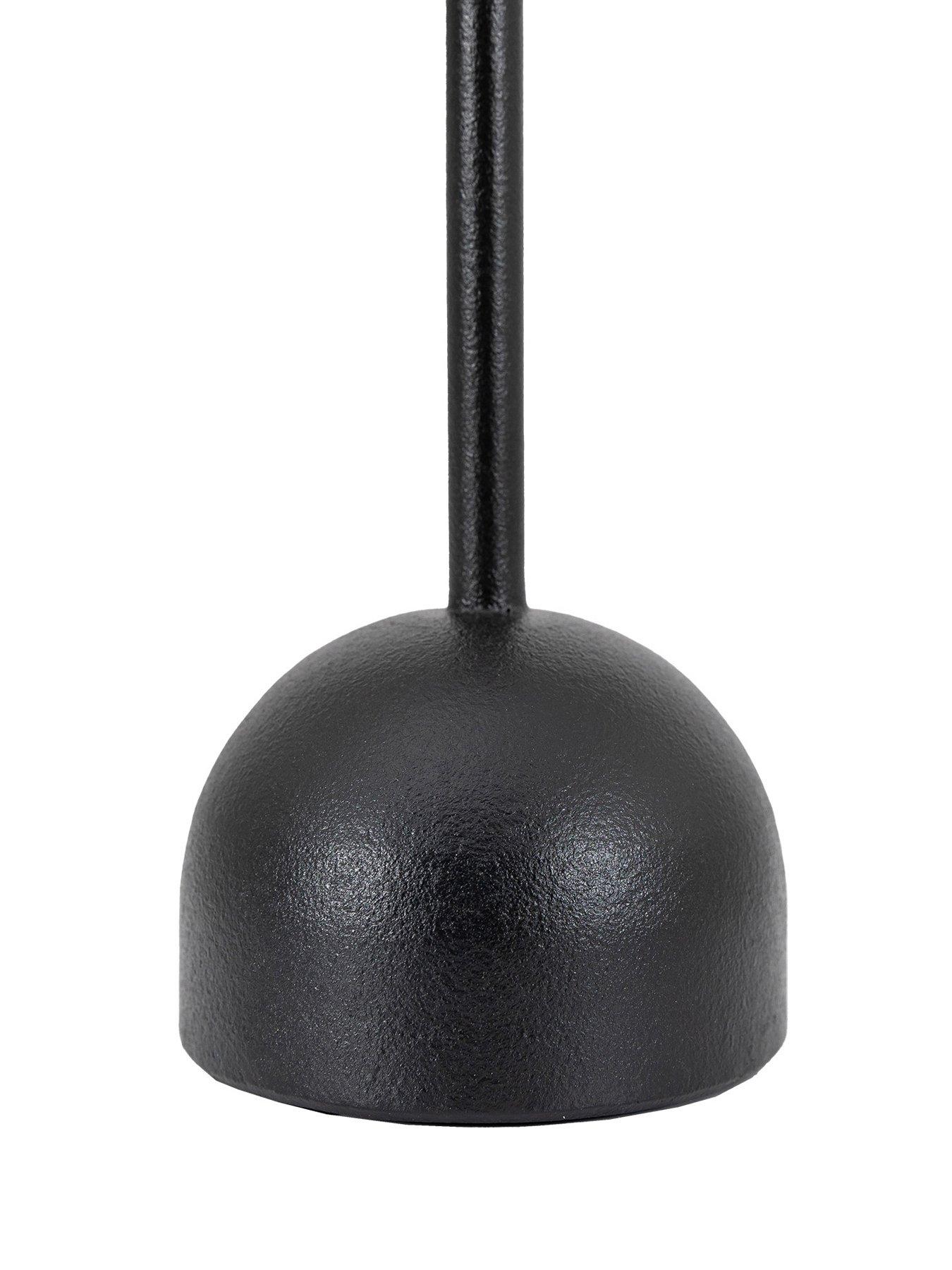 Image 4 of 4 of Gallery Direct Roddy Candlestick Small Black 80x80x355mm