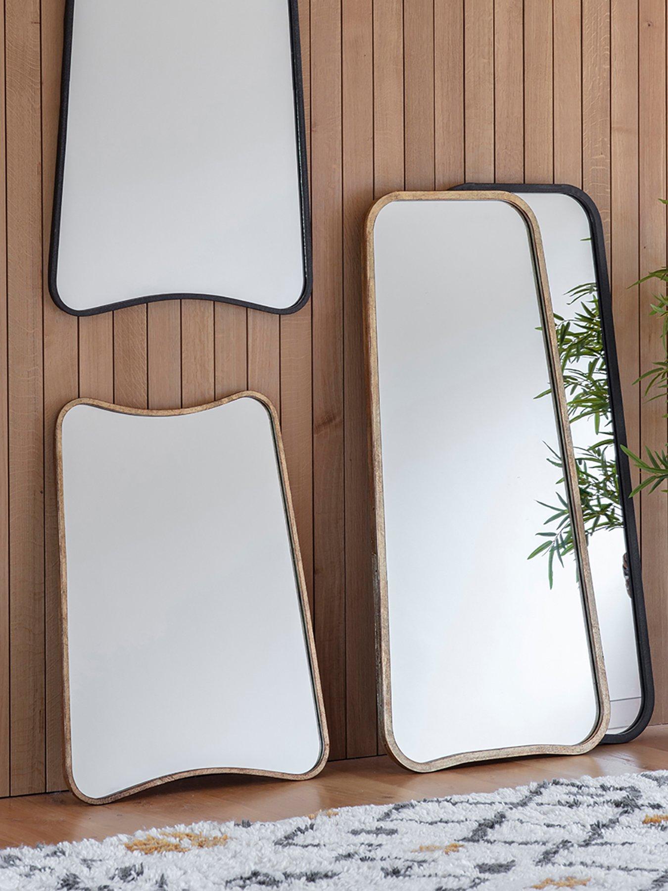 Image 6 of 6 of Gallery Direct Kurva Leaner Black 565x1230mm