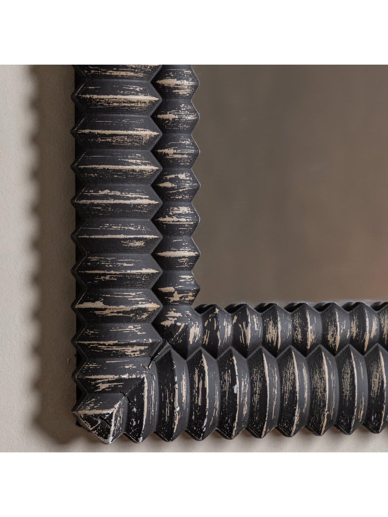 Image 3 of 7 of Gallery Direct Pimlico Arch Mirror Black 1200x1000mm