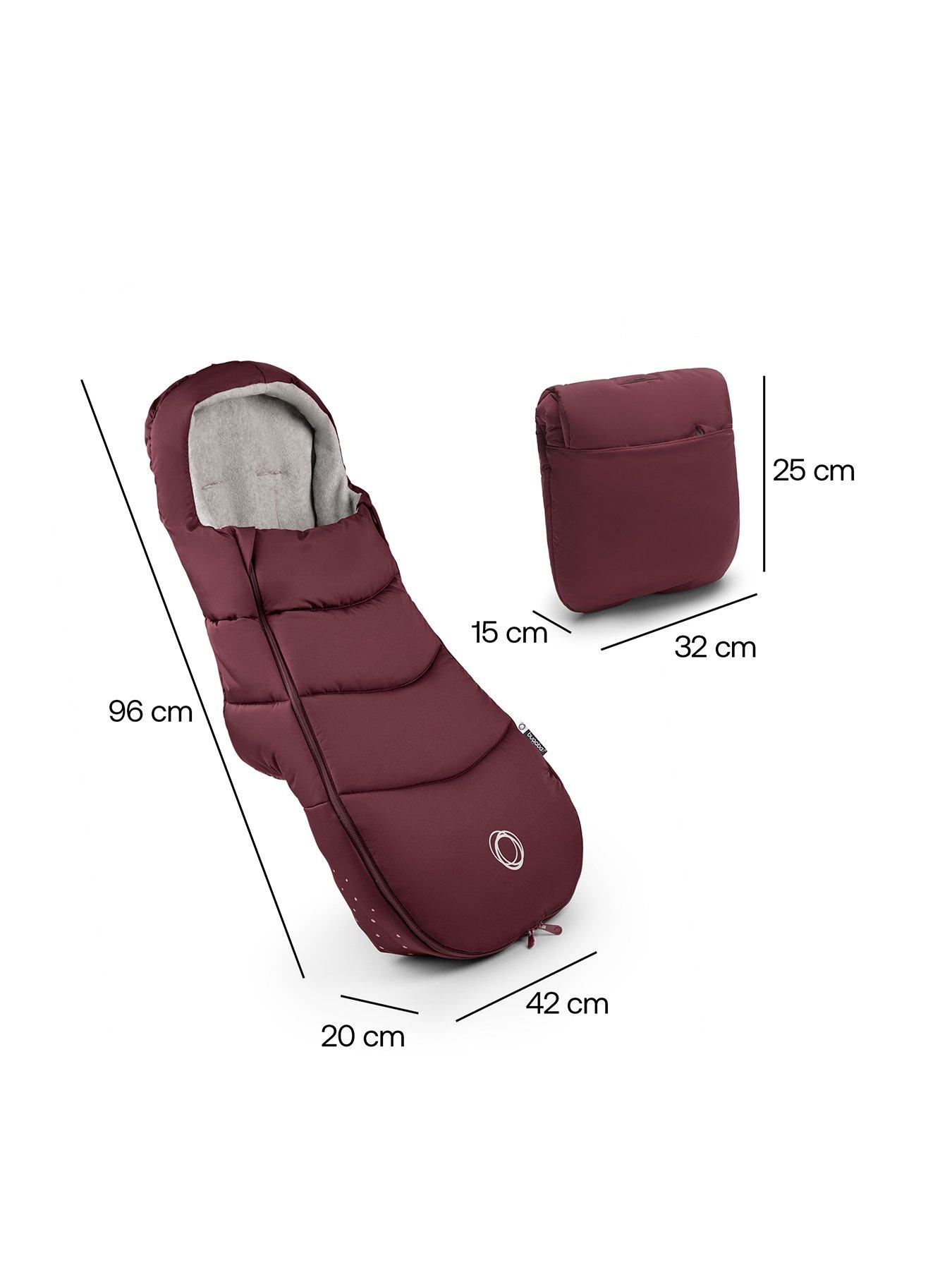 Image 2 of 7 of Bugaboo Footmuff - Dark Cherry