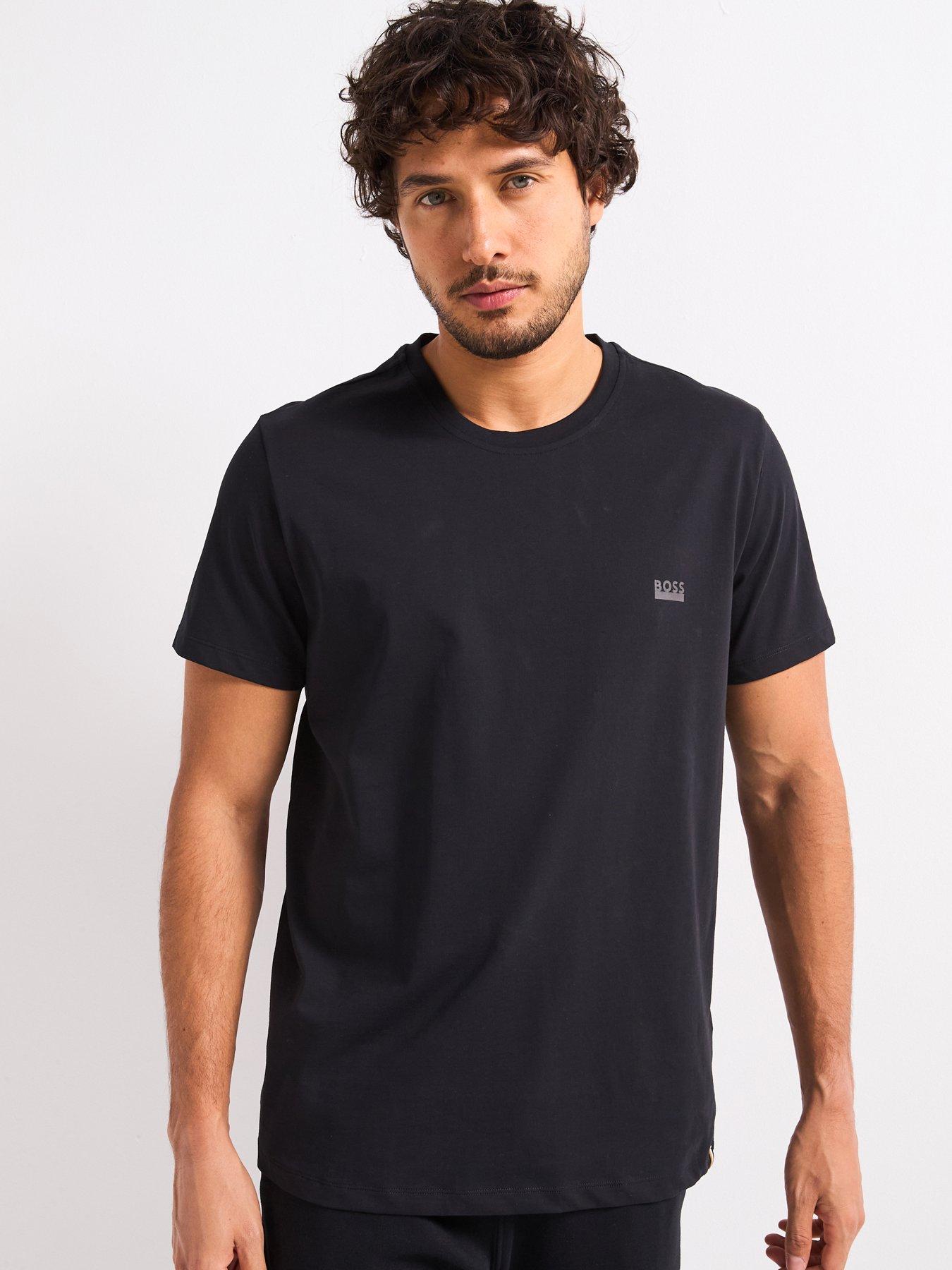 boss-tn365-regular-fit-left-chest-logo-t-shirt-black