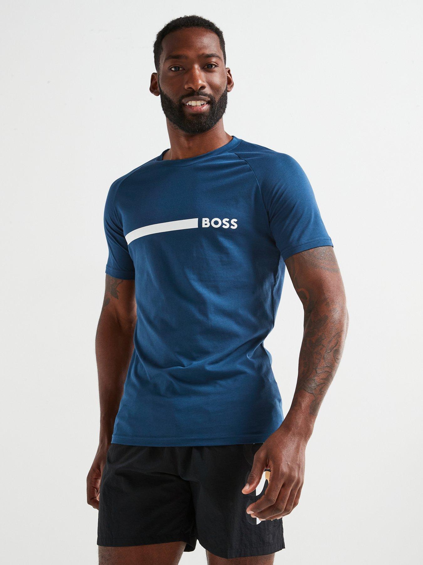 undefined T-shirt Rn Chest Stripe Slim Fit T-shirt-dark Blue