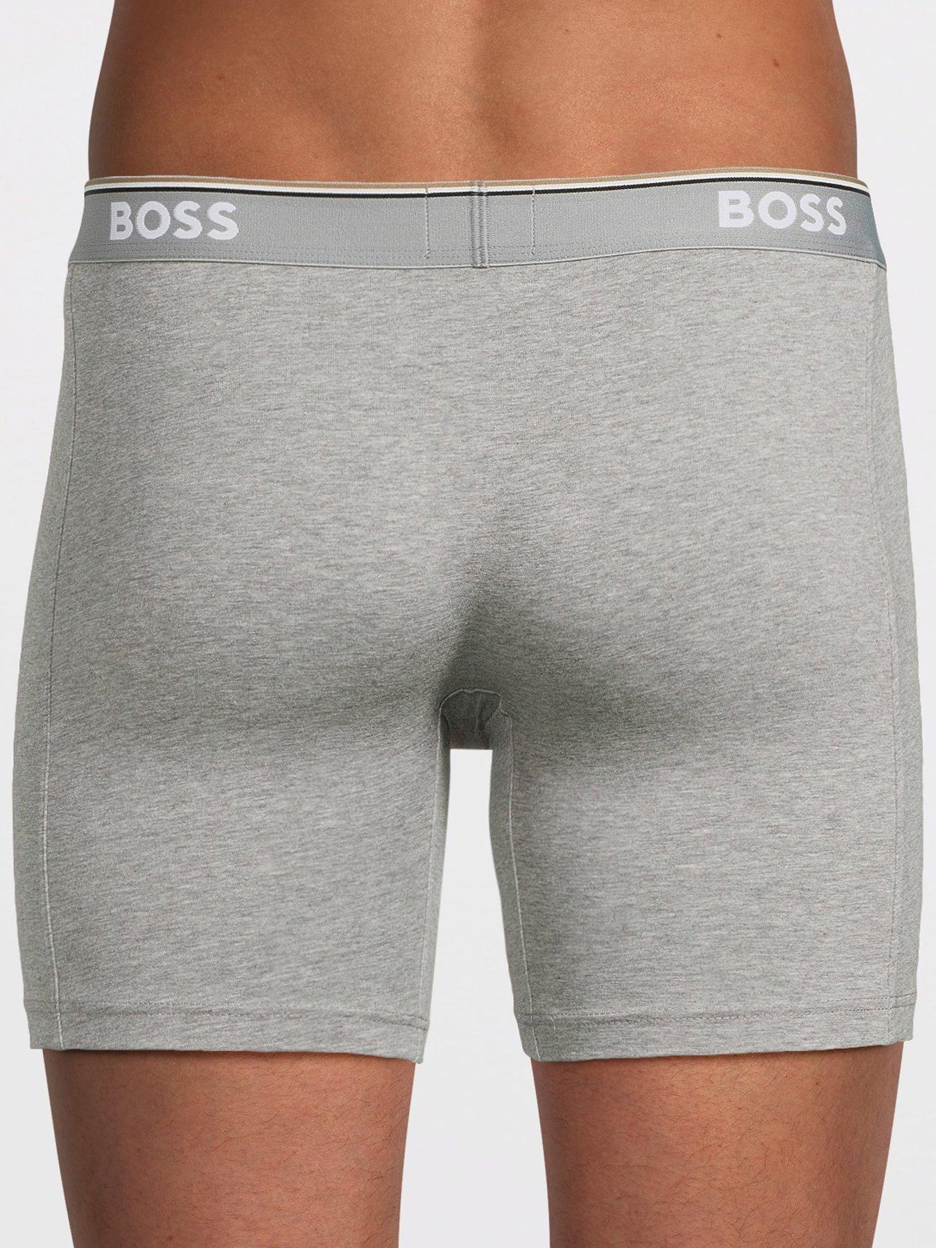 Image 3 of 4 of BOSS 3 Pack Power Long Boxer Briefs - Black