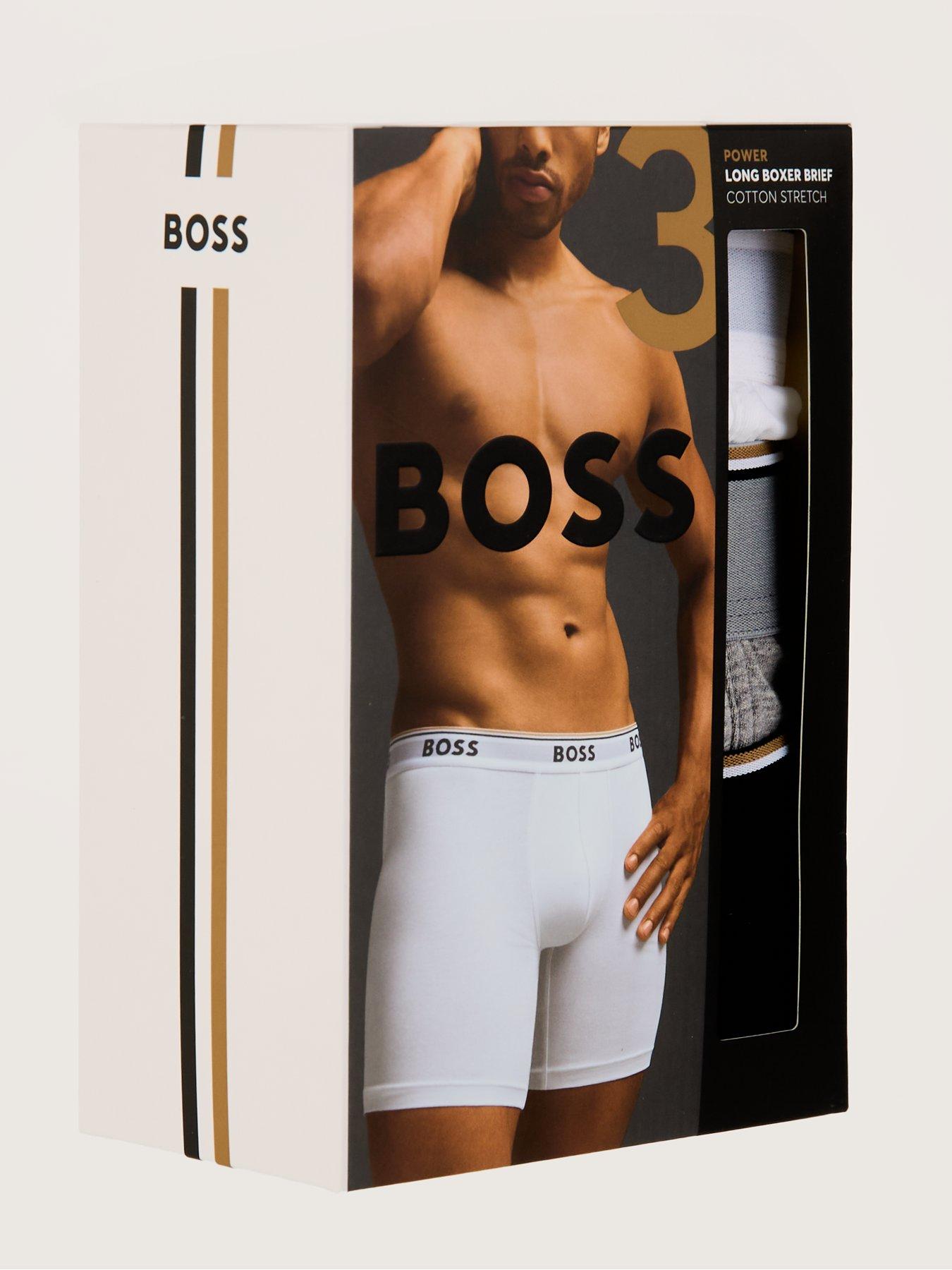 Image 4 of 4 of BOSS 3 Pack Power Long Boxer Briefs - Black
