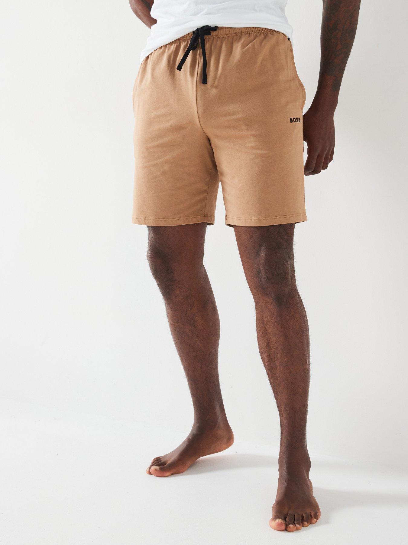 BOSS Mix  &  Match Lightweight Loungewear Shorts-beige