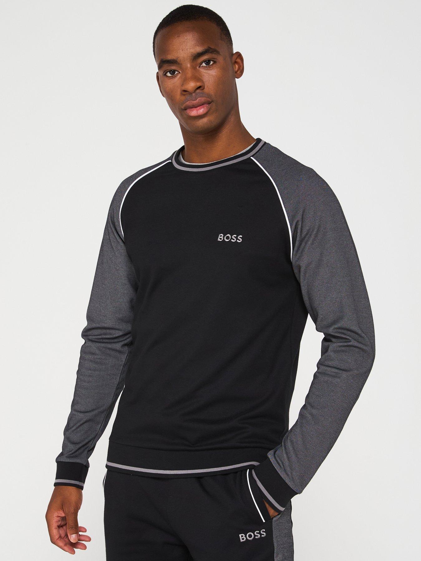 boss-tracksuit-regular-fit-loungewear-crew-sweat--black