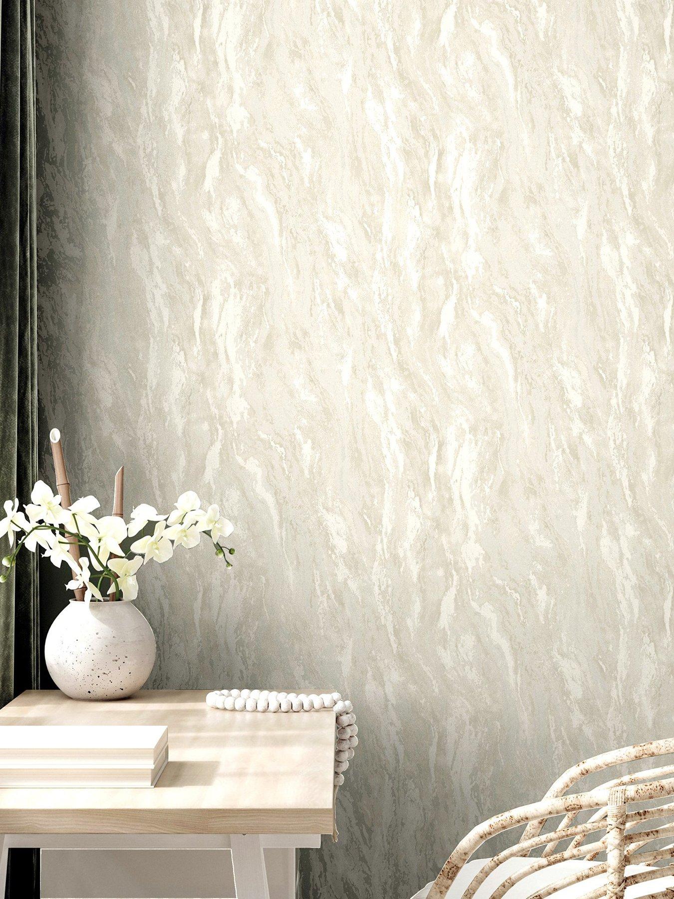 undefined Luxe Texture Pearl Wallpaper
