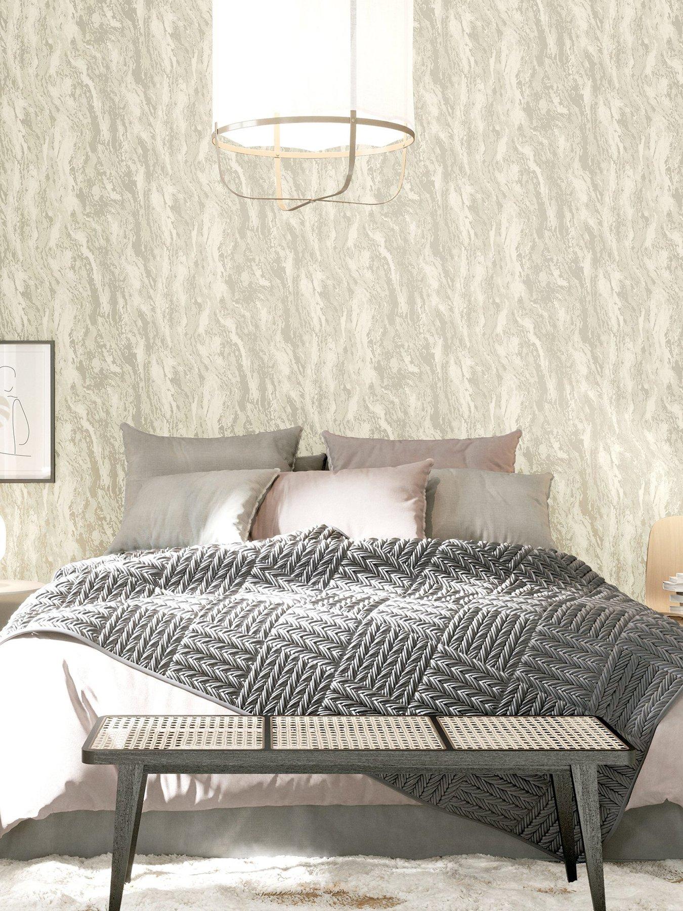 Image 4 of 6 of ARTHOUSE Luxe Texture Pearl Wallpaper