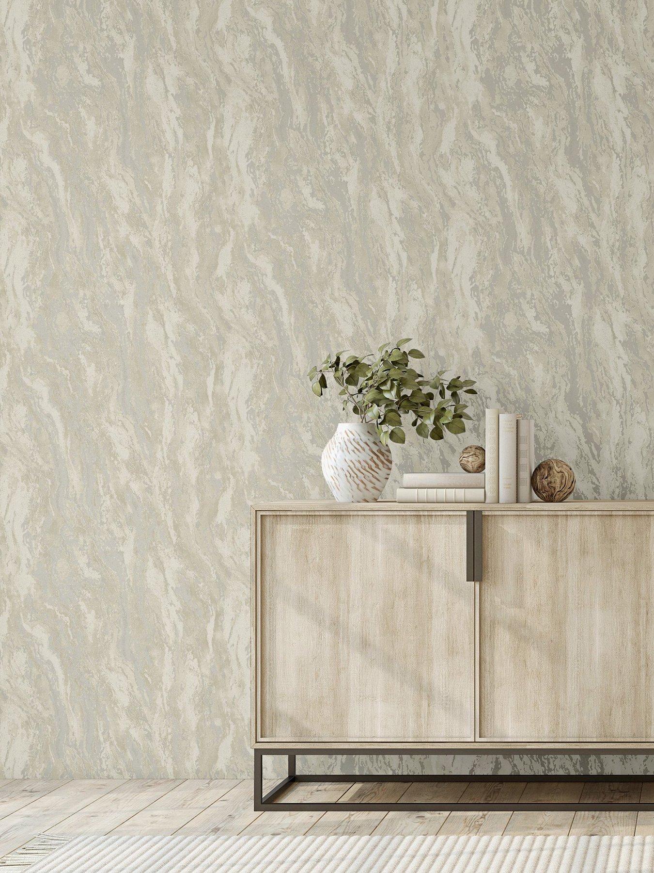 Image 6 of 6 of ARTHOUSE Luxe Texture Pearl Wallpaper