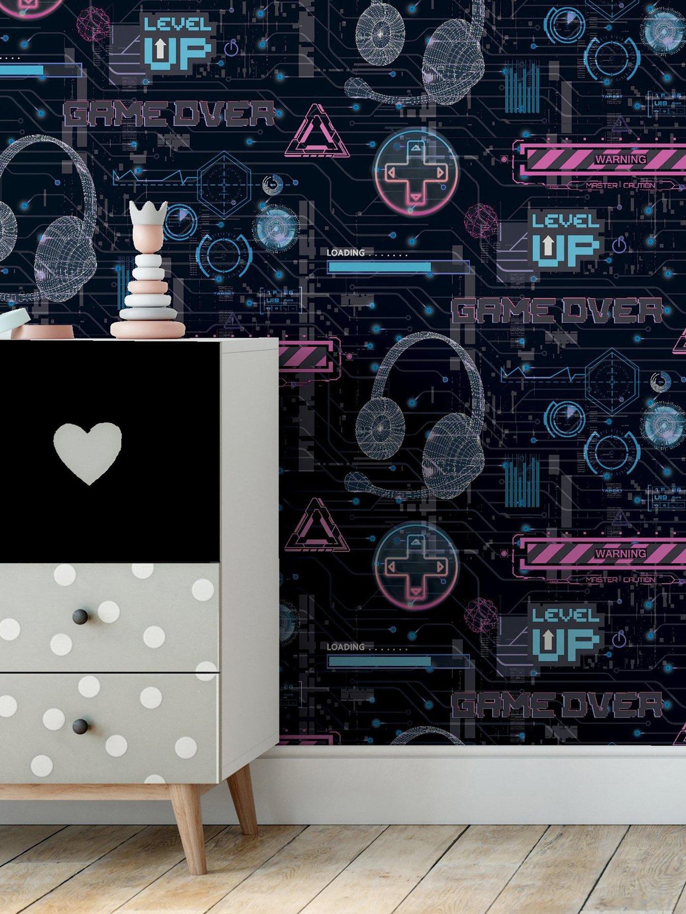 ARTHOUSE Gamer Pink Wallpaper